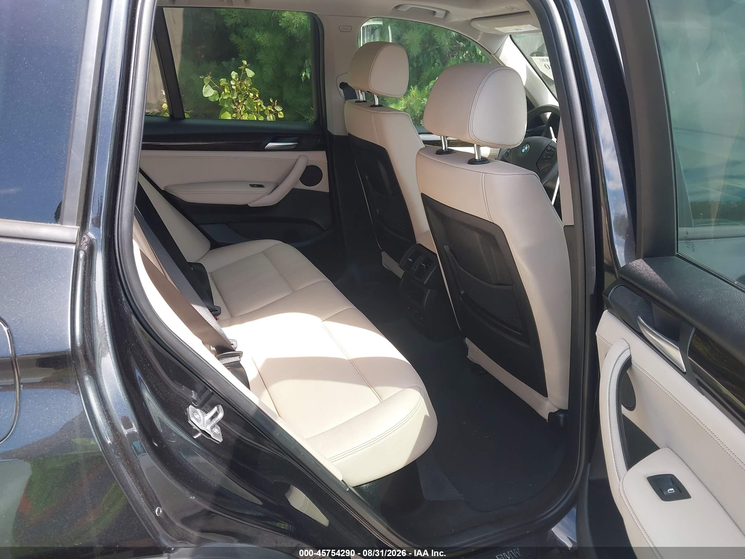 2014 Bmw X3 Xdrive28i Black vin: 5UXWX9C56E0D43390