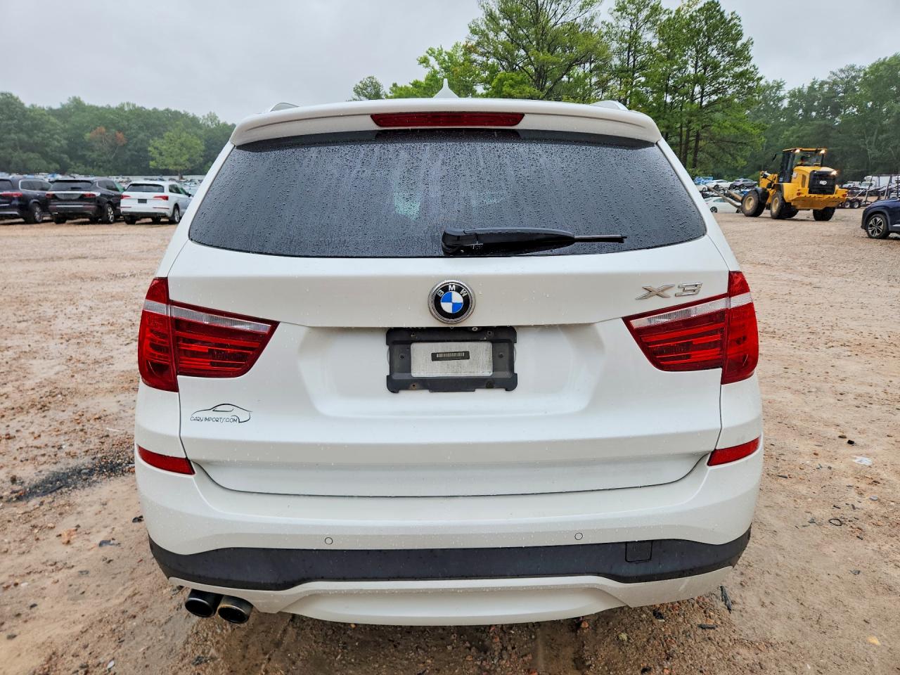 2015 Bmw X3 Xdrive28i Белый vin: 5UXWX9C56F0D46341