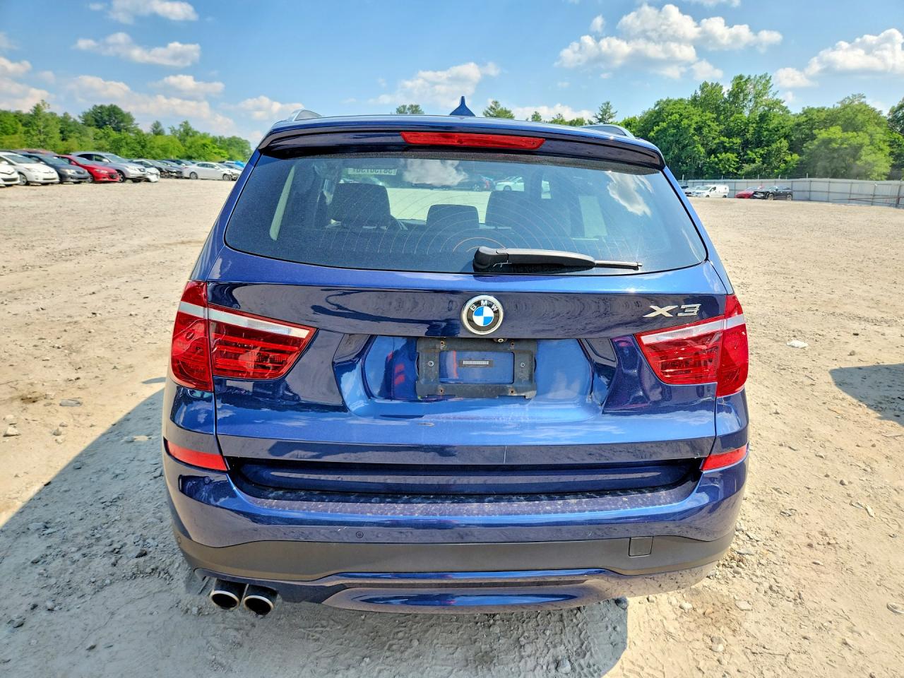 2015 Bmw X3 Xdrive28i Blue vin: 5UXWX9C56F0D58277
