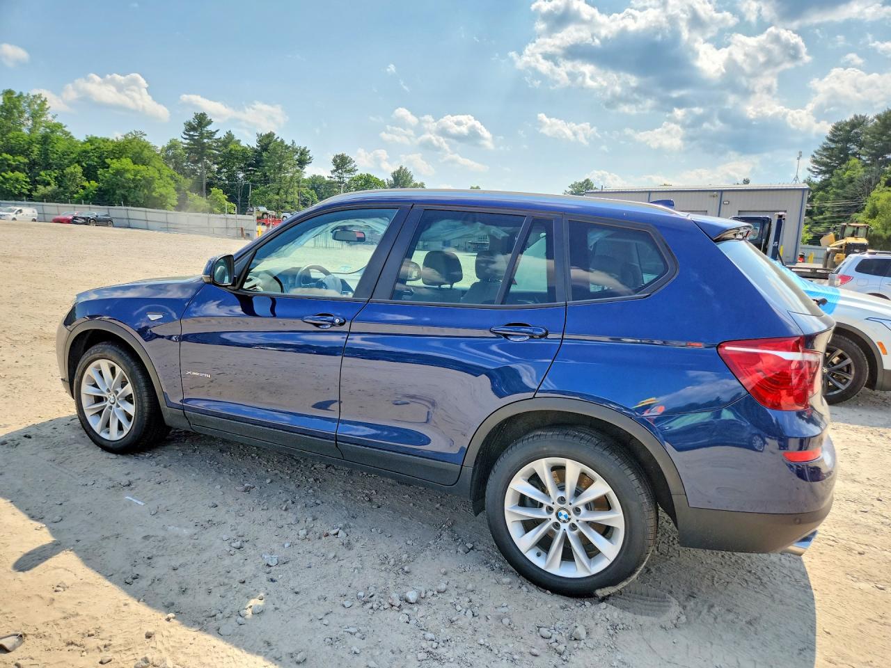 2015 Bmw X3 Xdrive28i Blue vin: 5UXWX9C56F0D58277