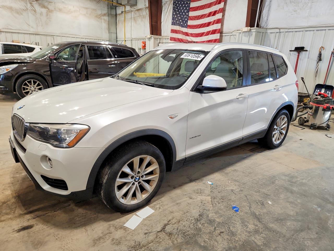 2016 Bmw X3 Xdrive28i White vin: 5UXWX9C56G0D81222
