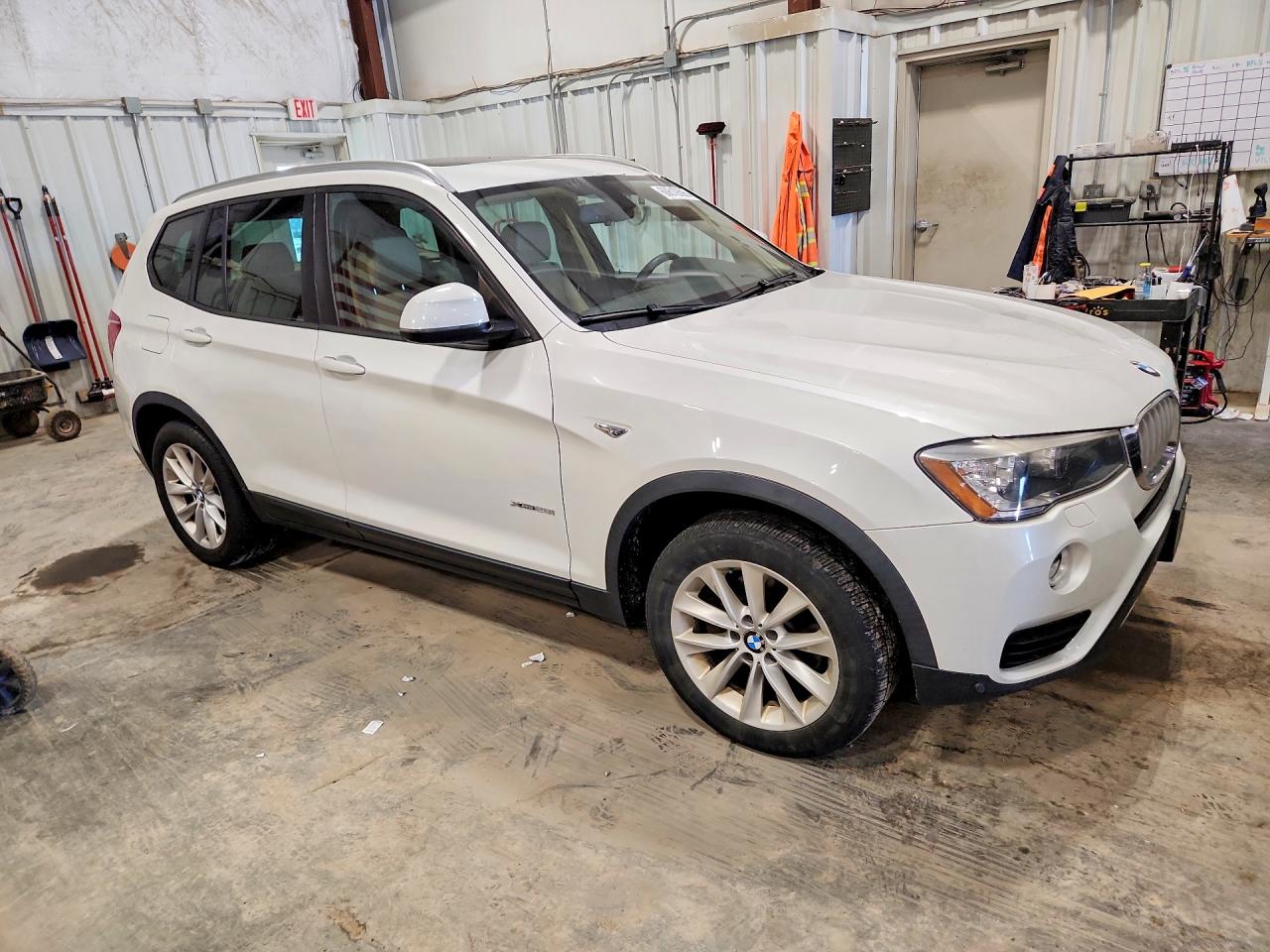 2016 Bmw X3 Xdrive28i White vin: 5UXWX9C56G0D81222