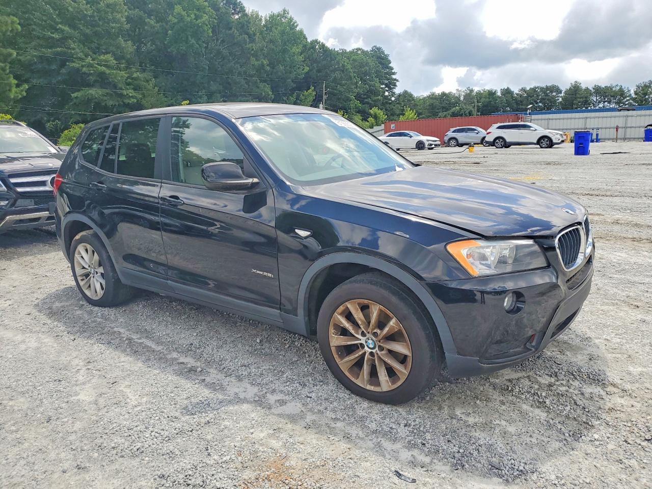 2013 Bmw X3 Xdrive28i Black vin: 5UXWX9C57D0A08623
