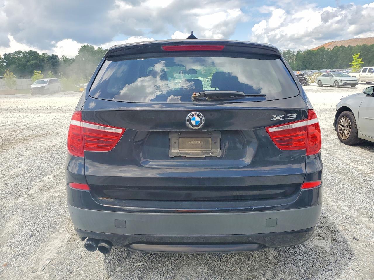 2013 Bmw X3 Xdrive28i Black vin: 5UXWX9C57D0A08623