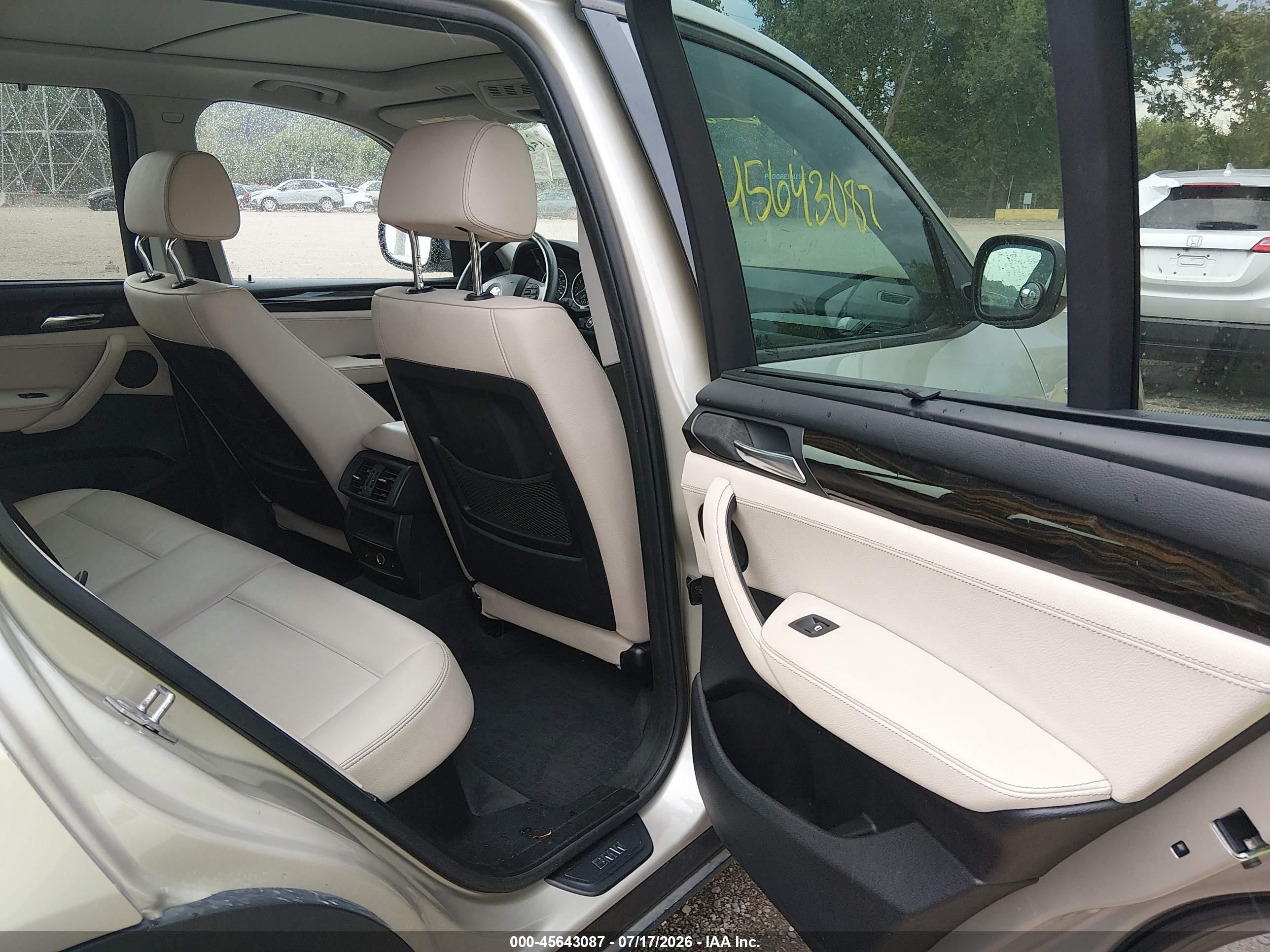2013 Bmw X3 Xdrive28i Gold vin: 5UXWX9C57D0A09903