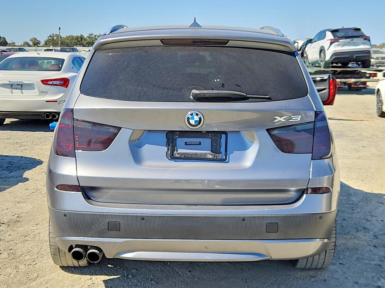 2013 Bmw X3 Xdrive28i Gray vin: 5UXWX9C57D0A11084