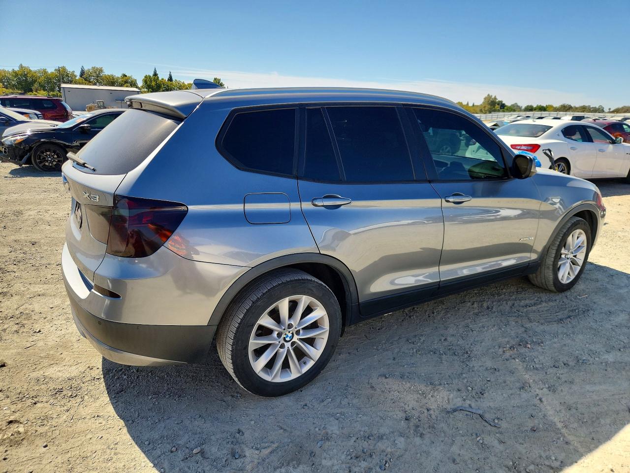 2013 Bmw X3 Xdrive28i Gray vin: 5UXWX9C57D0A11084