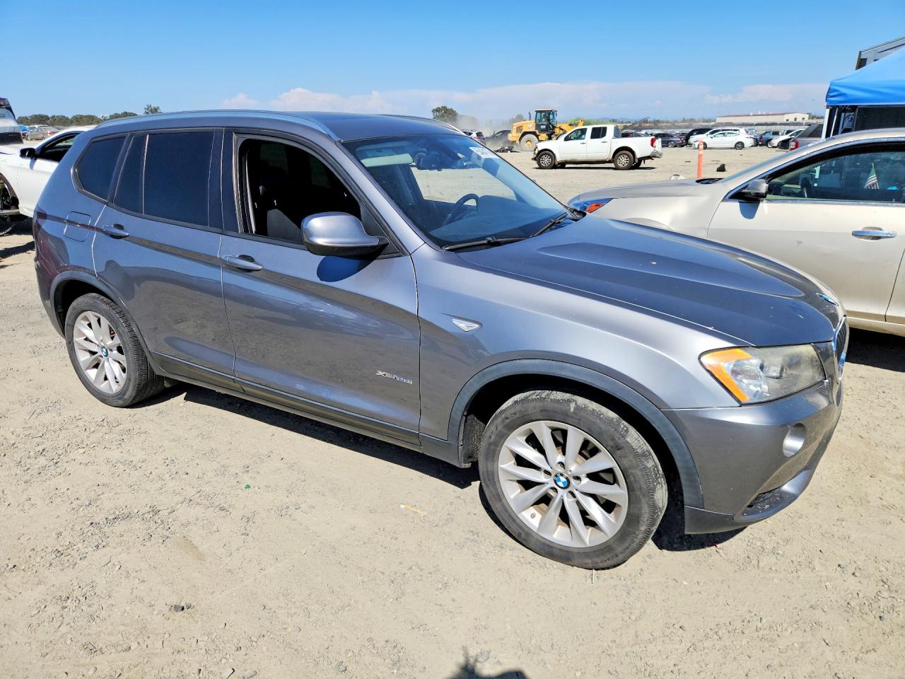 2013 Bmw X3 Xdrive28i Gray vin: 5UXWX9C57D0A11084