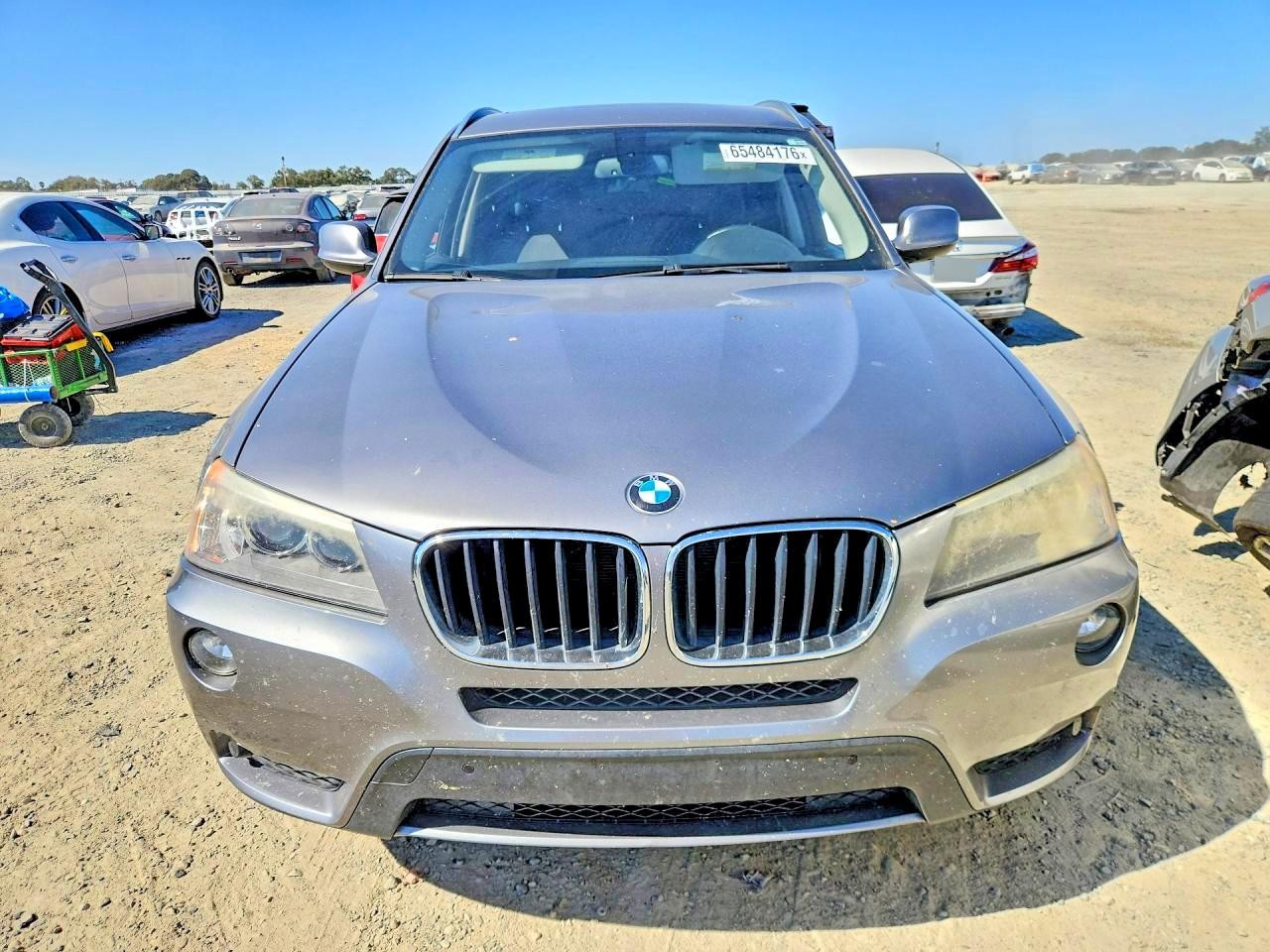 2013 Bmw X3 Xdrive28i Gray vin: 5UXWX9C57D0A11084