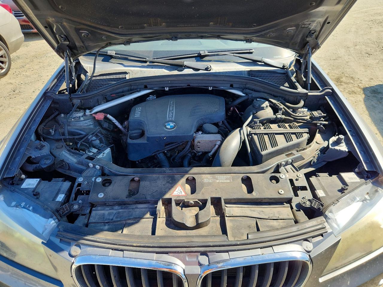2013 Bmw X3 Xdrive28i Gray vin: 5UXWX9C57D0A11084