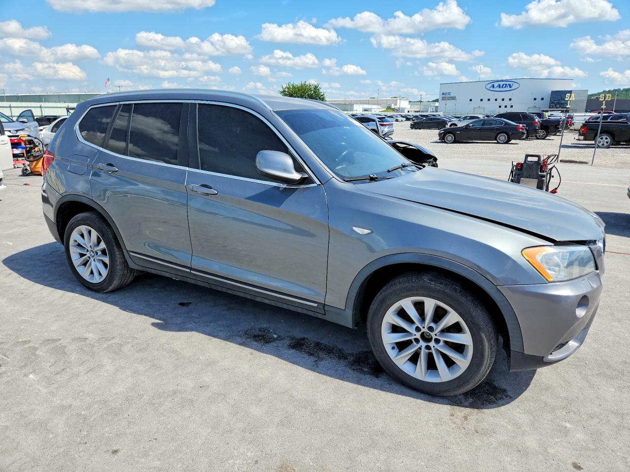 2013 Bmw X3 Xdrive28i Silver vin: 5UXWX9C57D0A14793