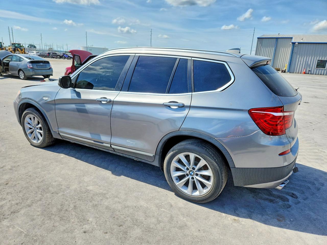 2013 Bmw X3 Xdrive28i Silver vin: 5UXWX9C57D0A14793