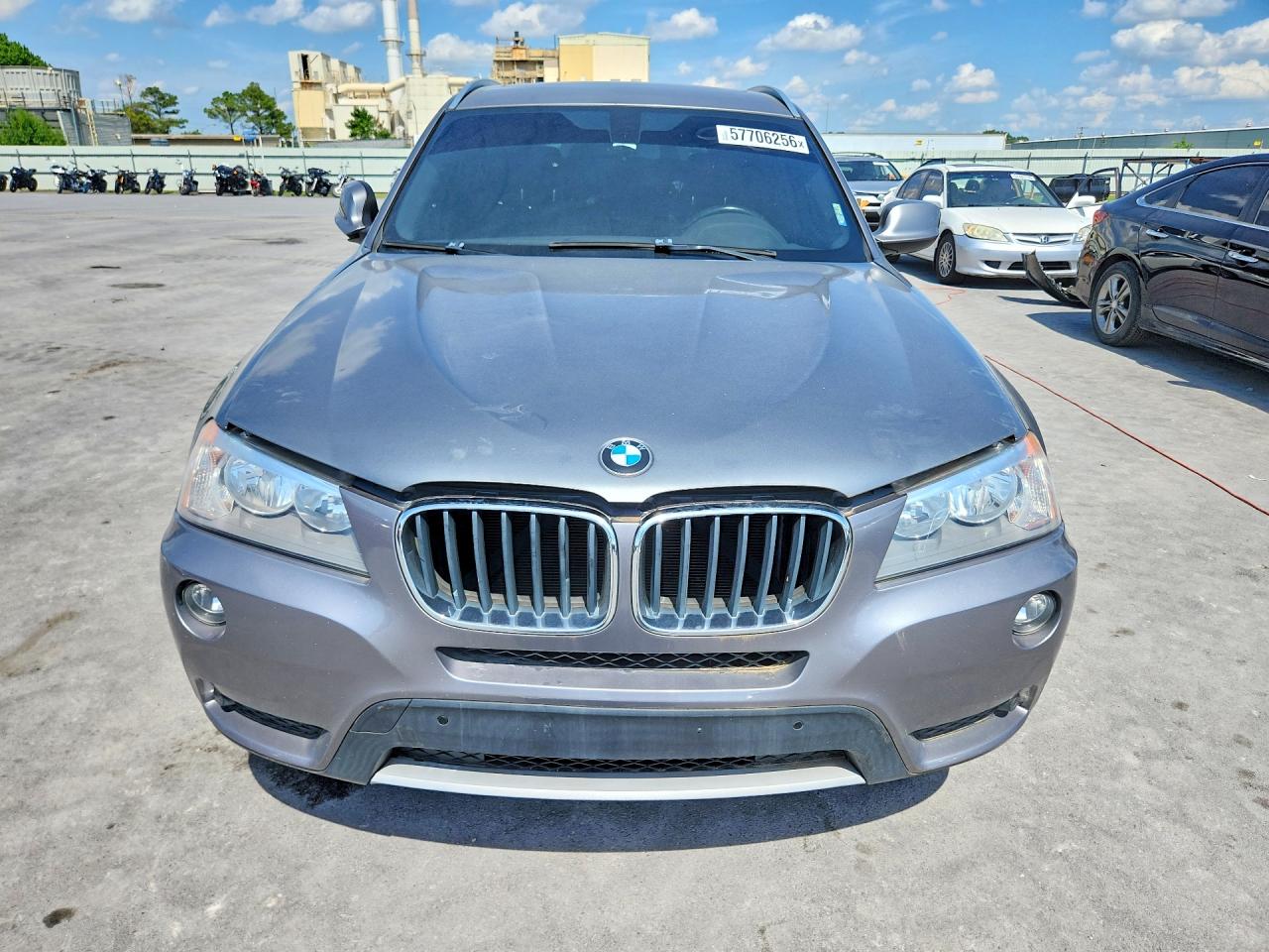 2013 Bmw X3 Xdrive28i Silver vin: 5UXWX9C57D0A14793
