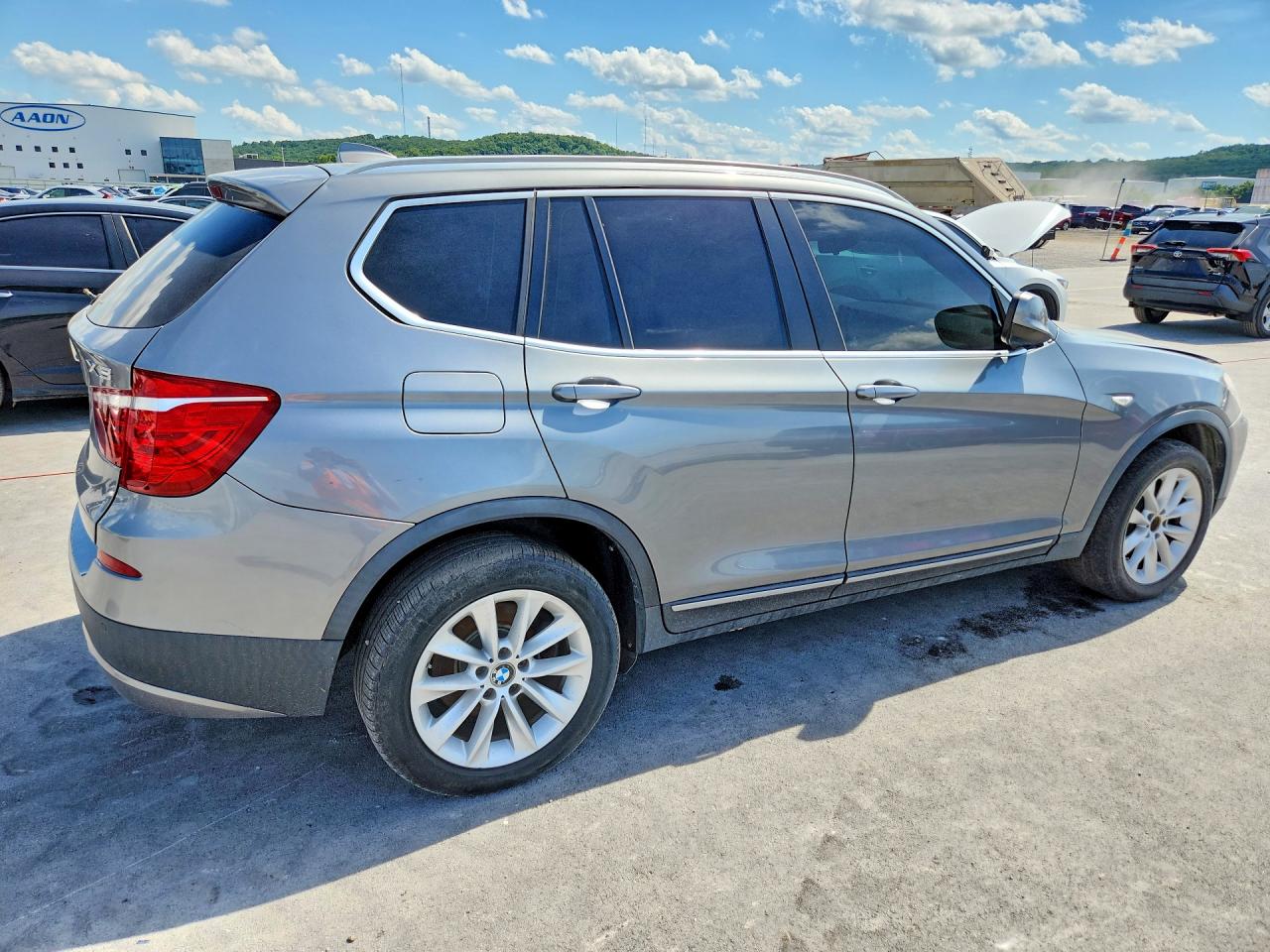 2013 Bmw X3 Xdrive28i Silver vin: 5UXWX9C57D0A14793