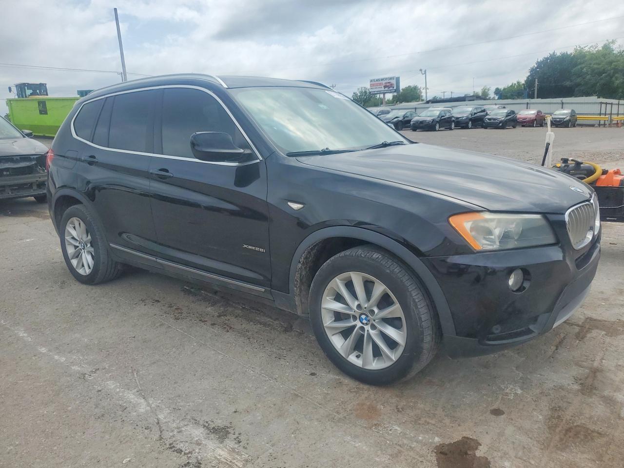 2013 Bmw X3 Xdrive28i Черный vin: 5UXWX9C57D0A19167