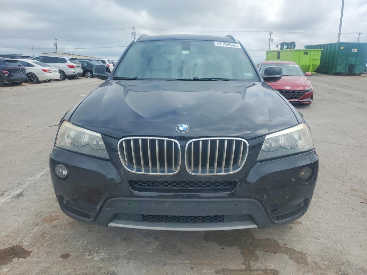 2013 Bmw X3 Xdrive28i Черный vin: 5UXWX9C57D0A19167