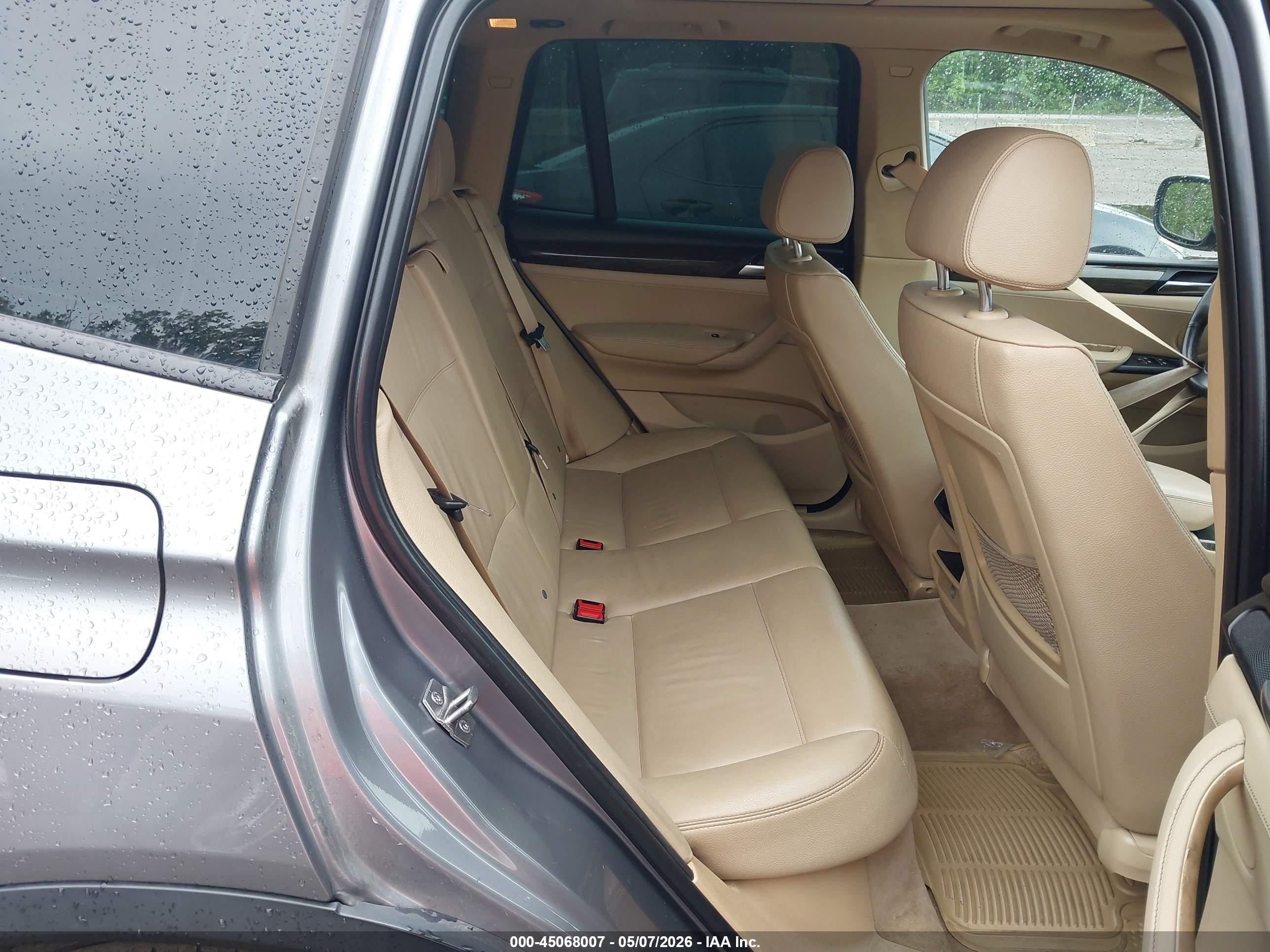 2013 Bmw X3 Xdrive28i Gray vin: 5UXWX9C57D0A20609