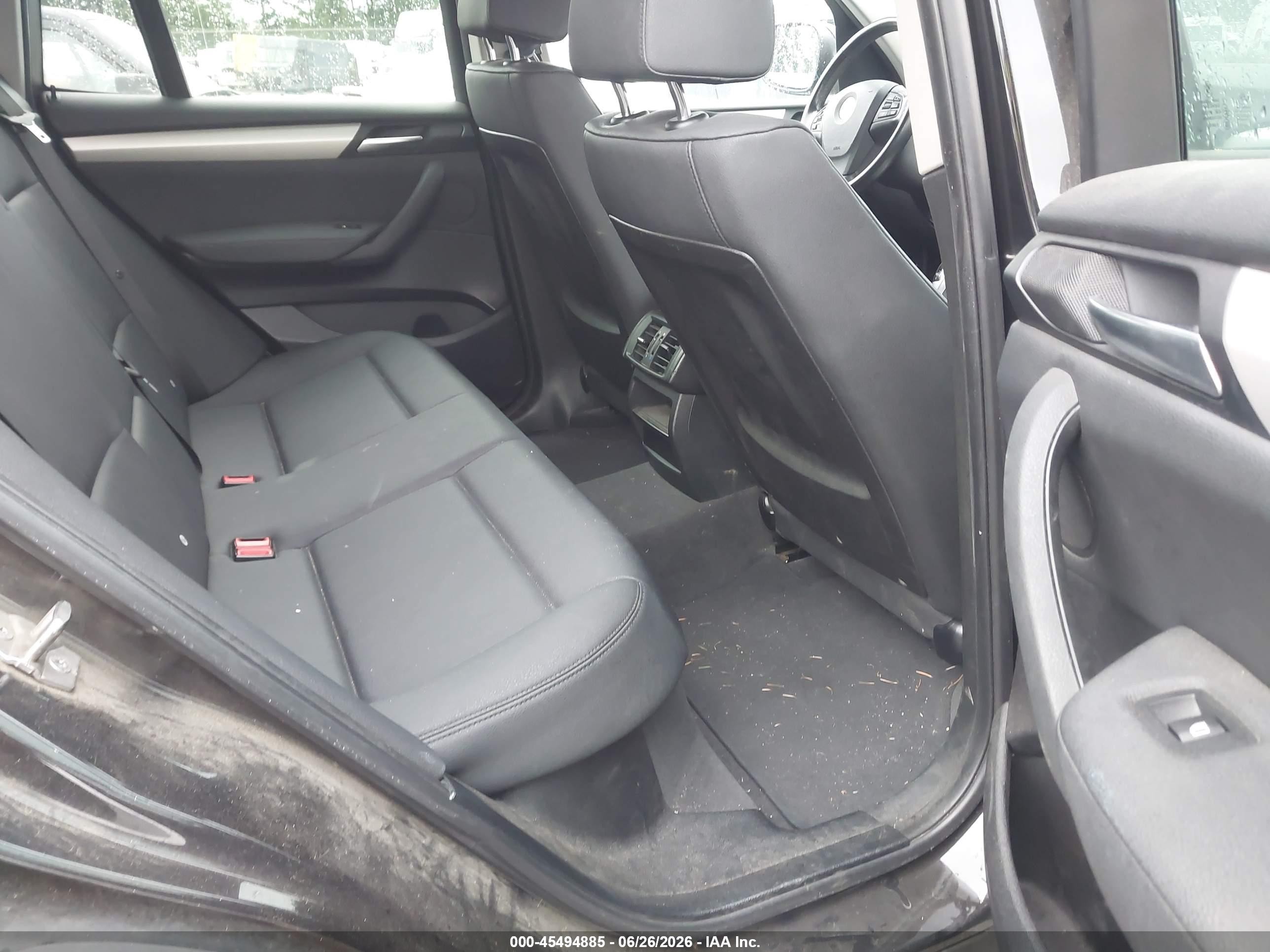 2013 Bmw X3 Xdrive28i Black vin: 5UXWX9C57D0A21985