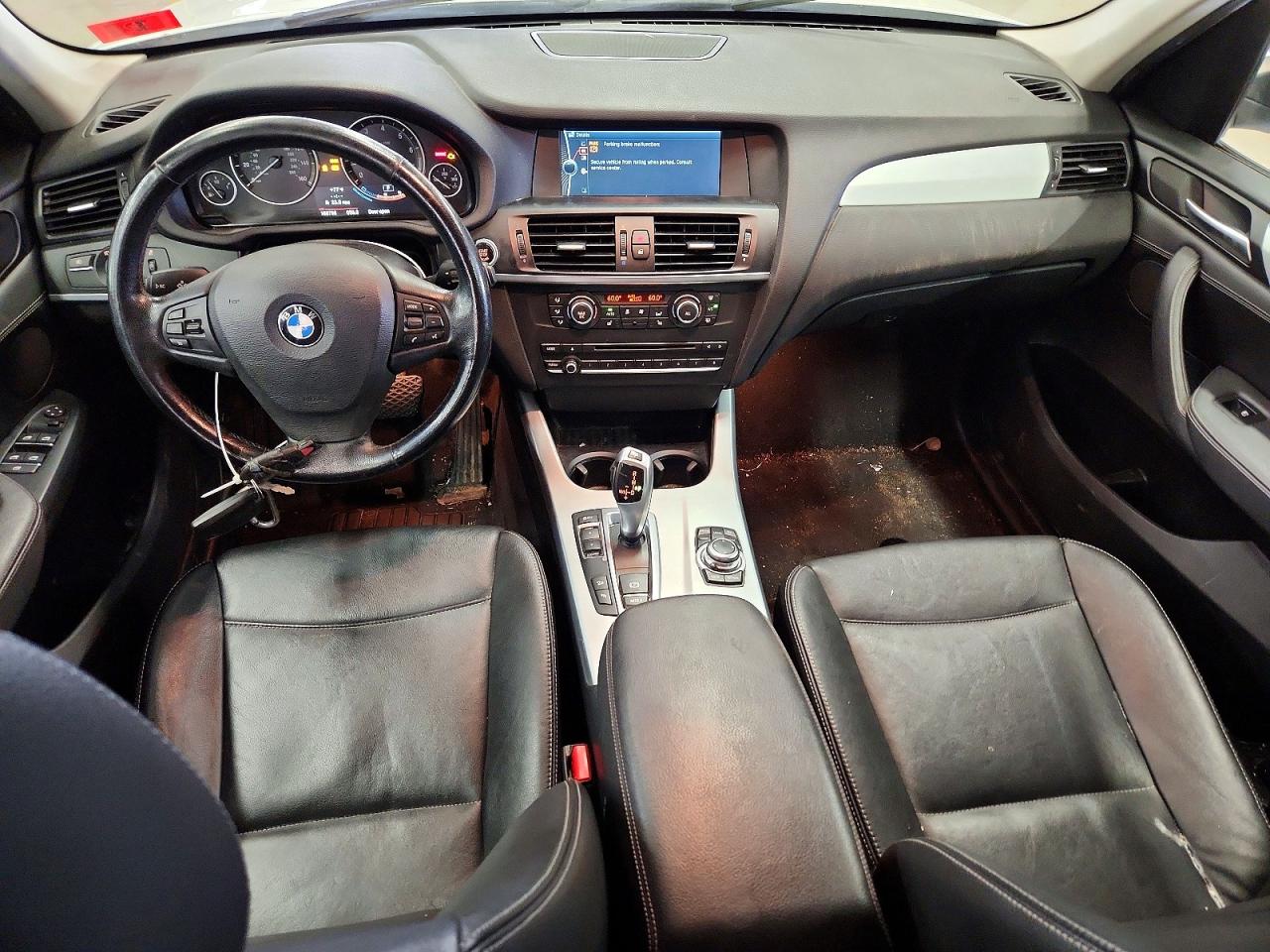 2013 Bmw X3 Xdrive28i White vin: 5UXWX9C57D0A32663