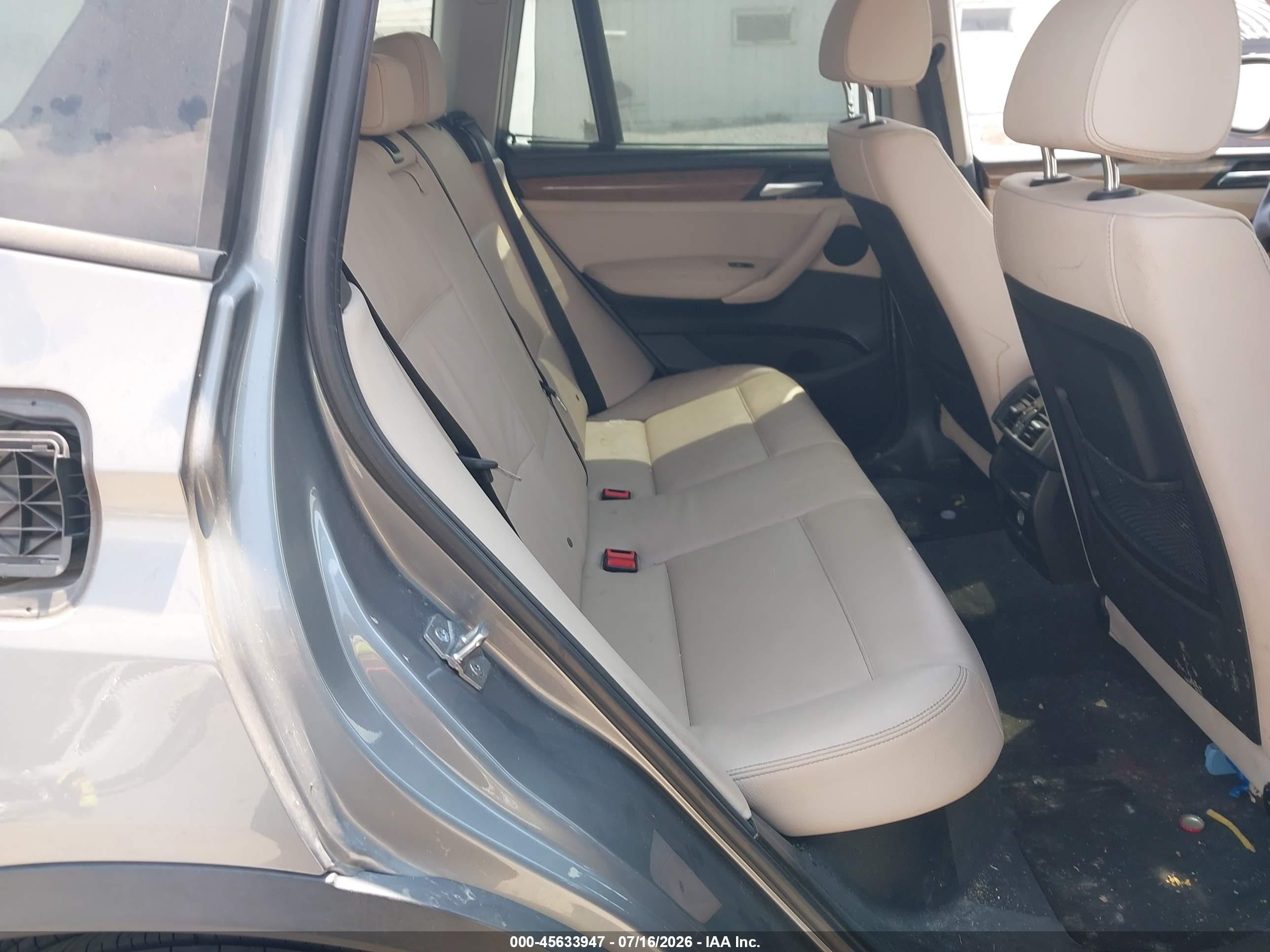 2013 Bmw X3 Xdrive28i Blue vin: 5UXWX9C57DL874589