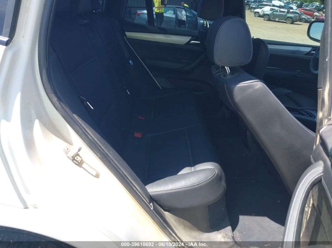 2014 Bmw X3 Xdrive28i White vin: 5UXWX9C57E0D09880