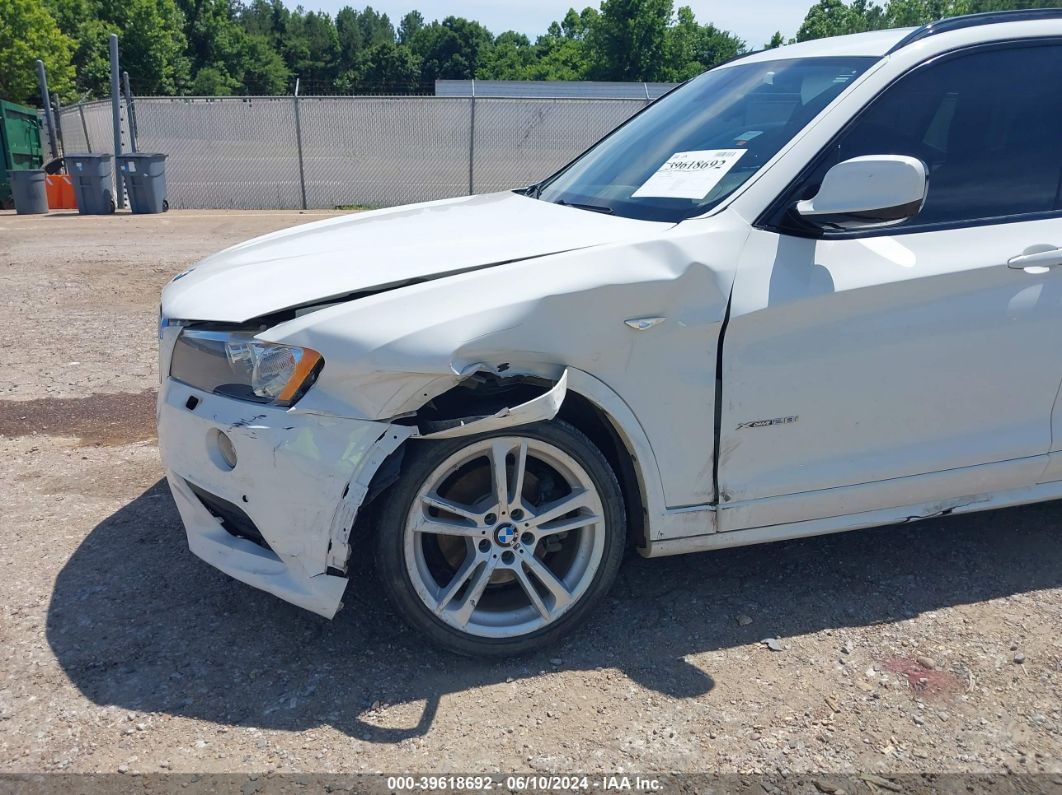 2014 Bmw X3 Xdrive28i White vin: 5UXWX9C57E0D09880