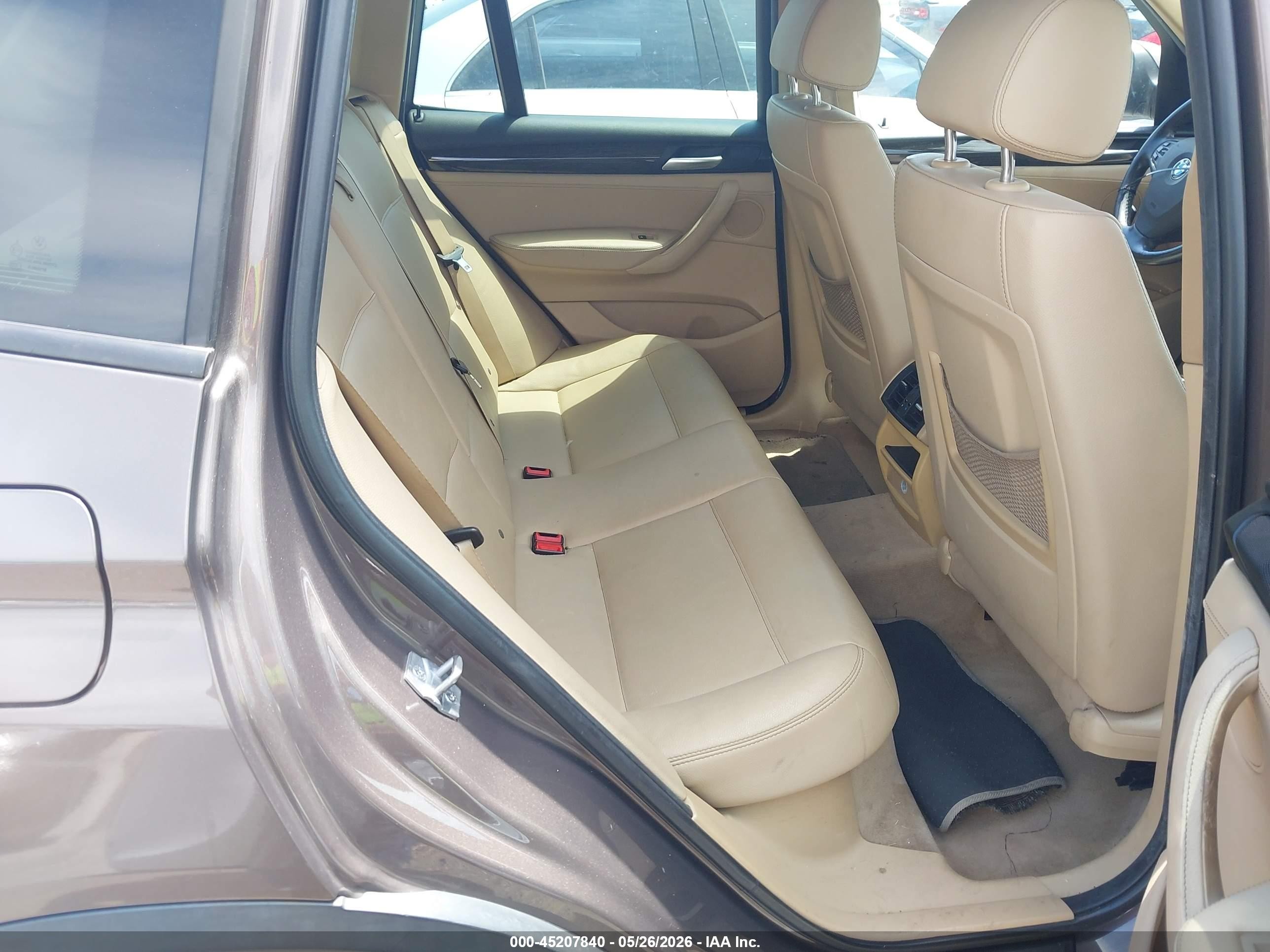 2014 Bmw X3 Xdrive28i Brown vin: 5UXWX9C57E0D13461
