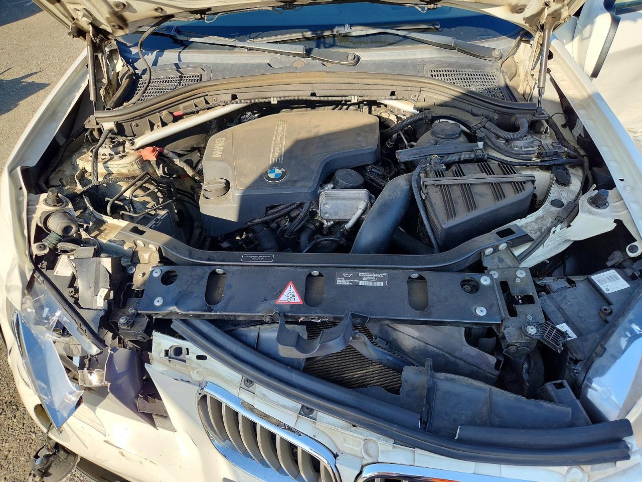 2014 Bmw X3 Xdrive28i Белый vin: 5UXWX9C57E0D17381