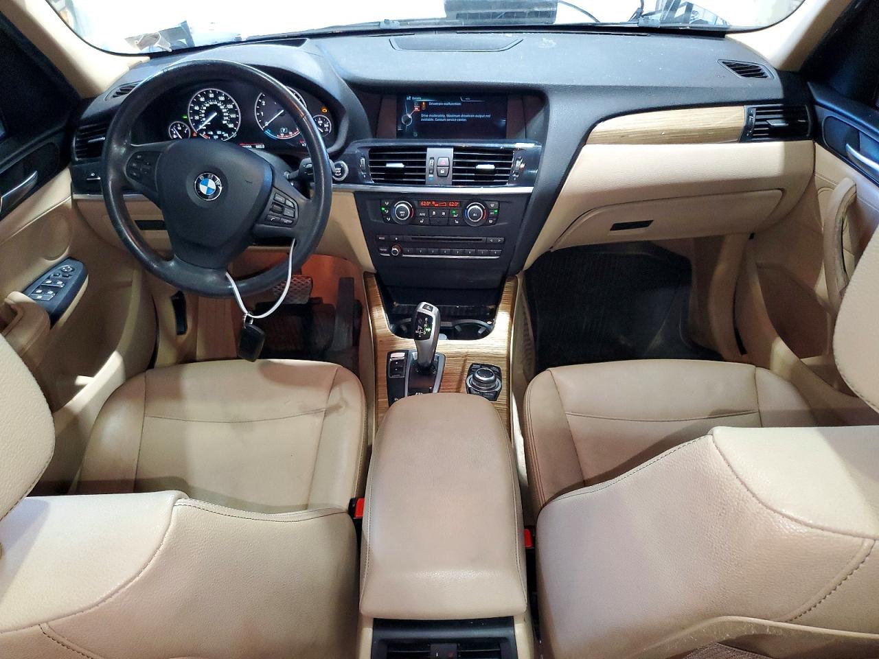 2014 Bmw X3 Xdrive28i White vin: 5UXWX9C57E0D24329
