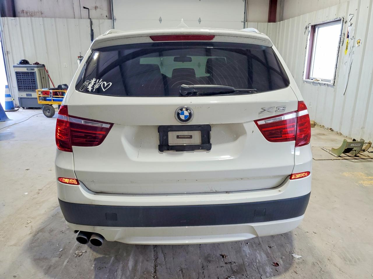 2014 Bmw X3 Xdrive28i White vin: 5UXWX9C57E0D24329