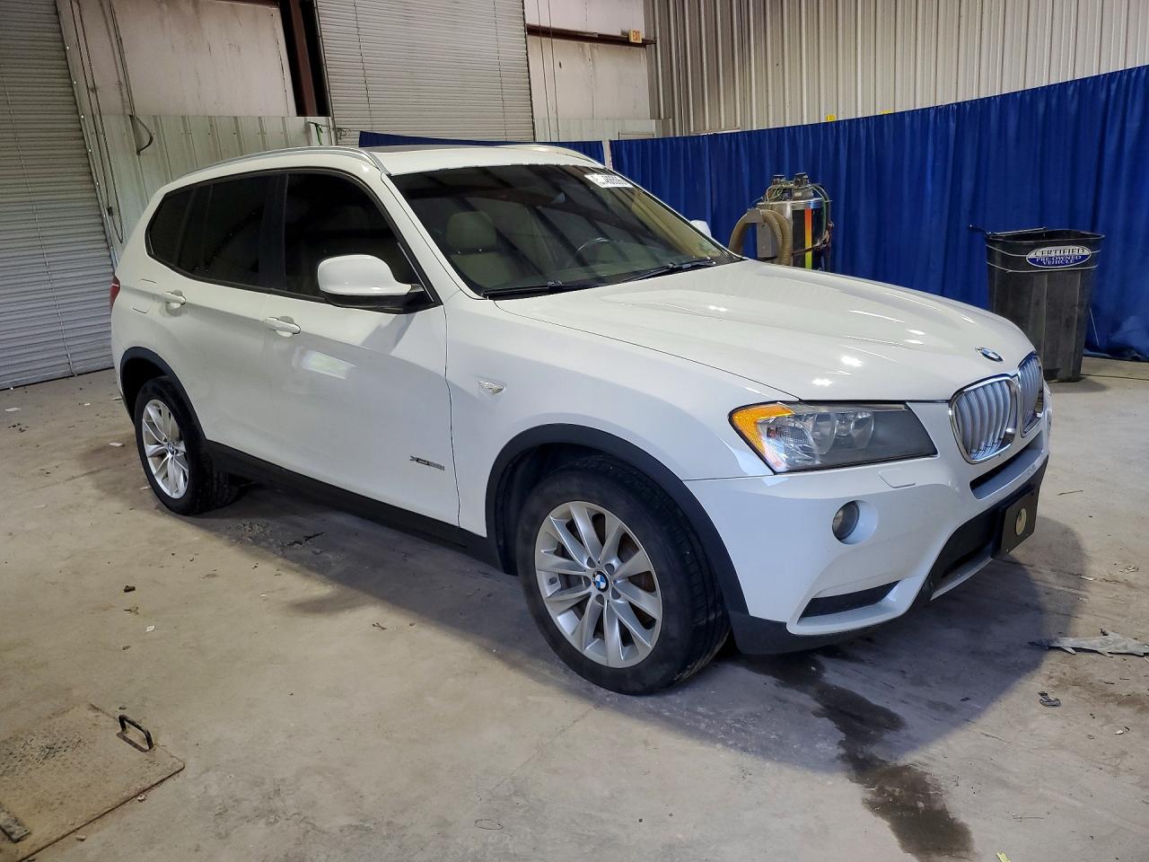 2014 Bmw X3 Xdrive28i White vin: 5UXWX9C57E0D24329