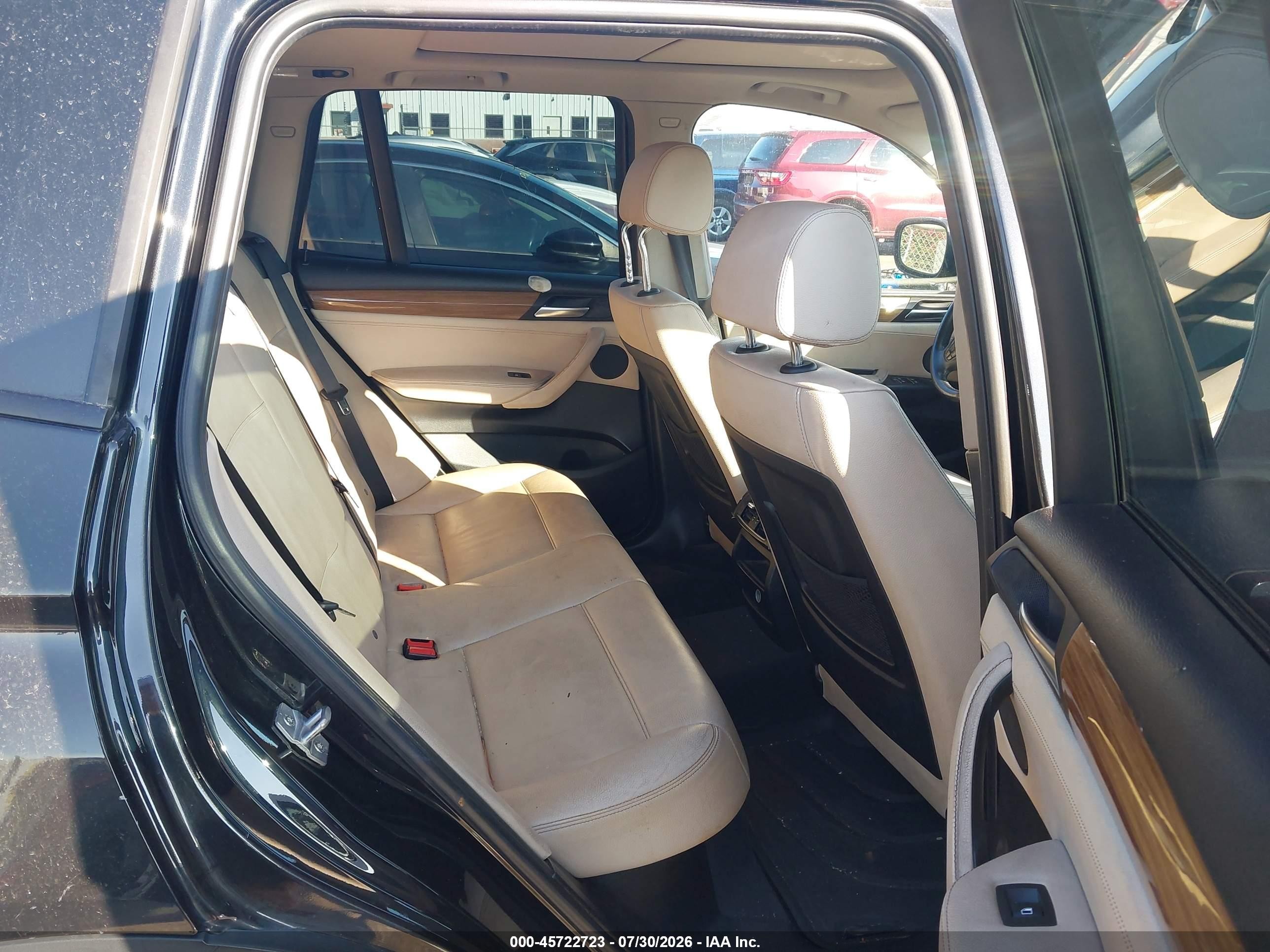 2014 Bmw X3 Xdrive28i Black vin: 5UXWX9C57E0D24976