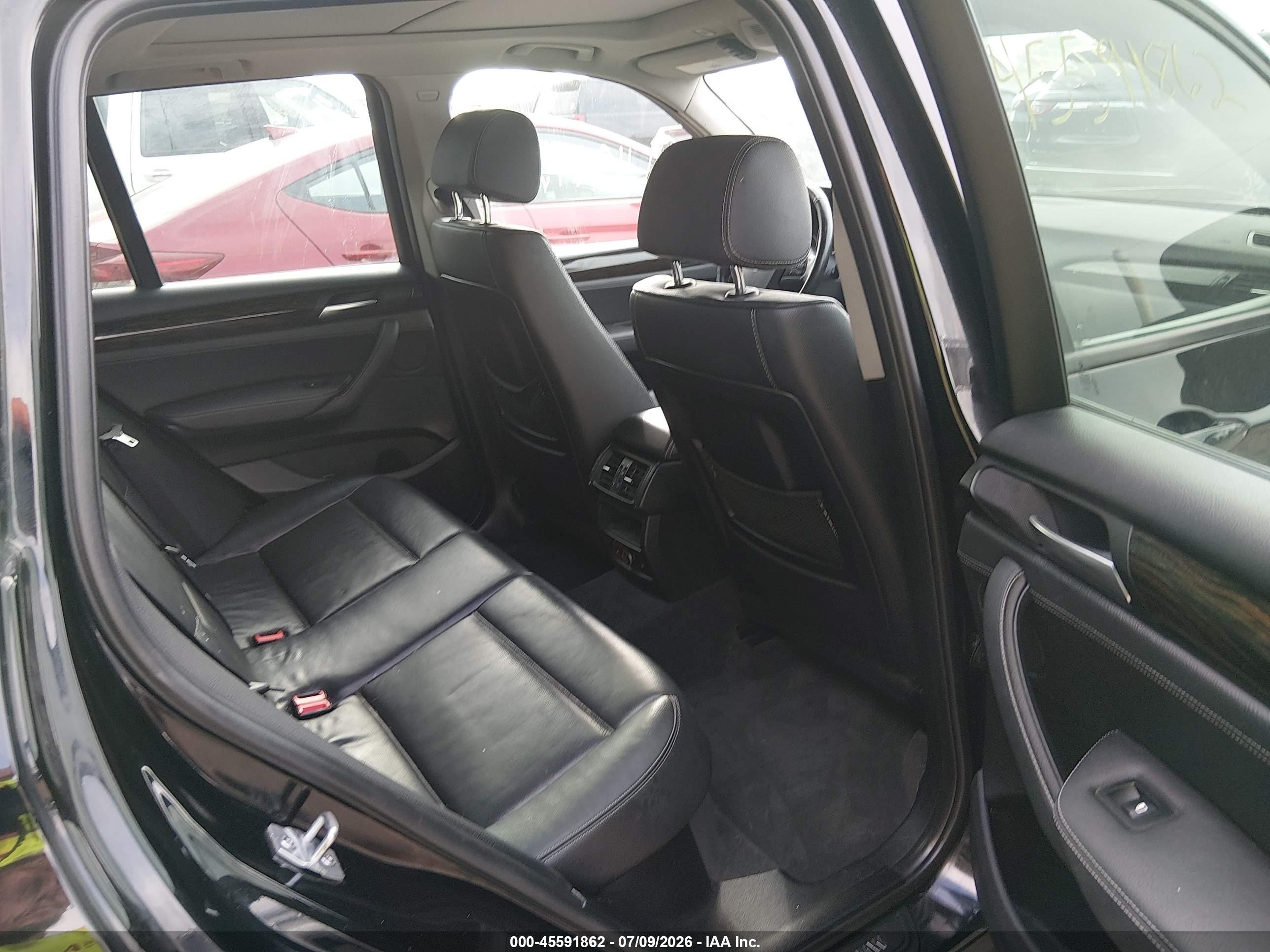 2014 Bmw X3 Xdrive28i Черный vin: 5UXWX9C57E0D25481