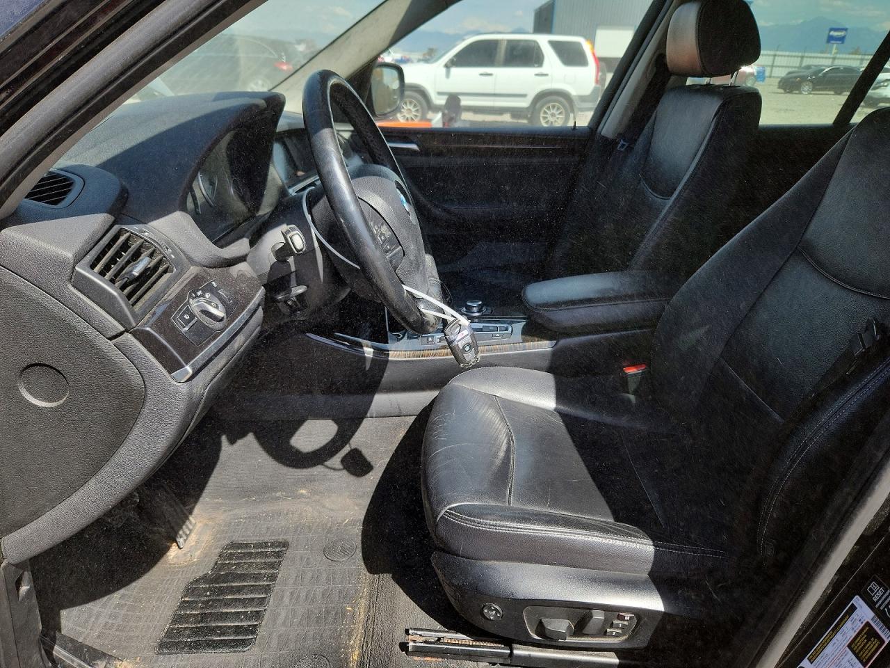 2014 Bmw X3 Xdrive28i Black vin: 5UXWX9C57E0D29188