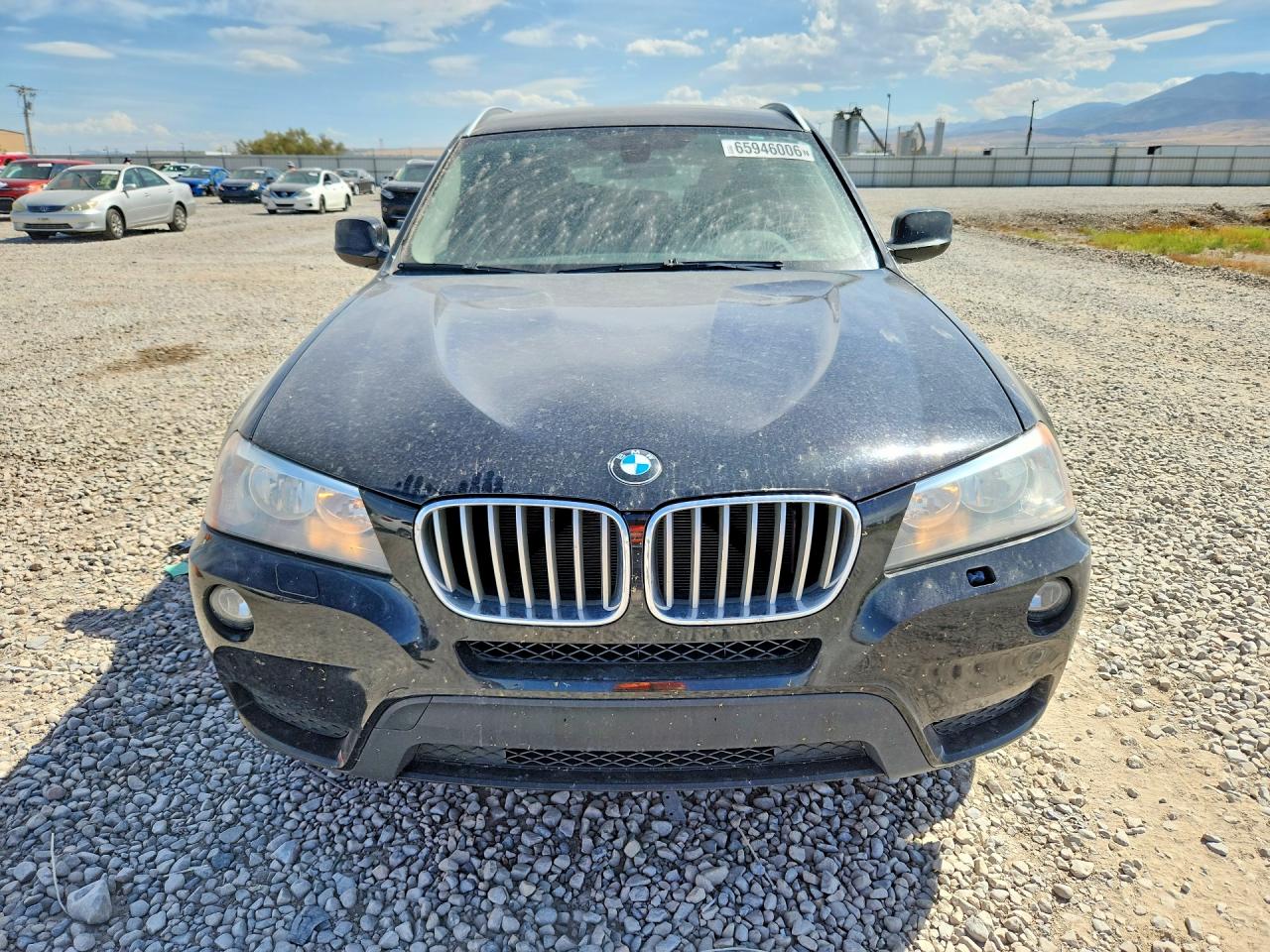 2014 Bmw X3 Xdrive28i Black vin: 5UXWX9C57E0D29188