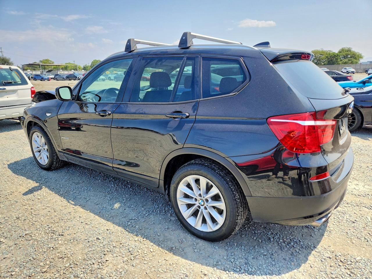 2014 Bmw X3 Xdrive28i Black vin: 5UXWX9C57E0D29238