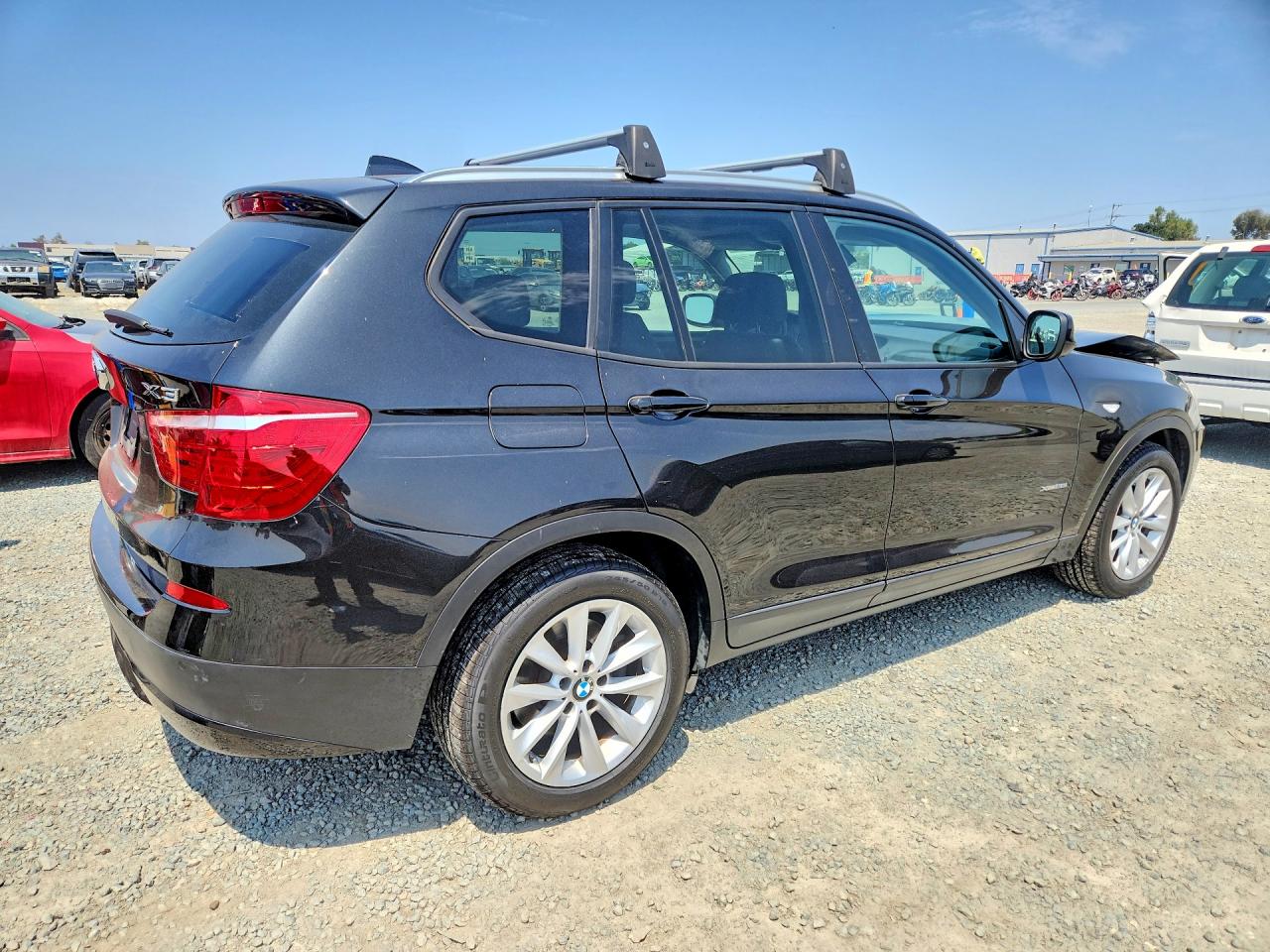 2014 Bmw X3 Xdrive28i Black vin: 5UXWX9C57E0D29238