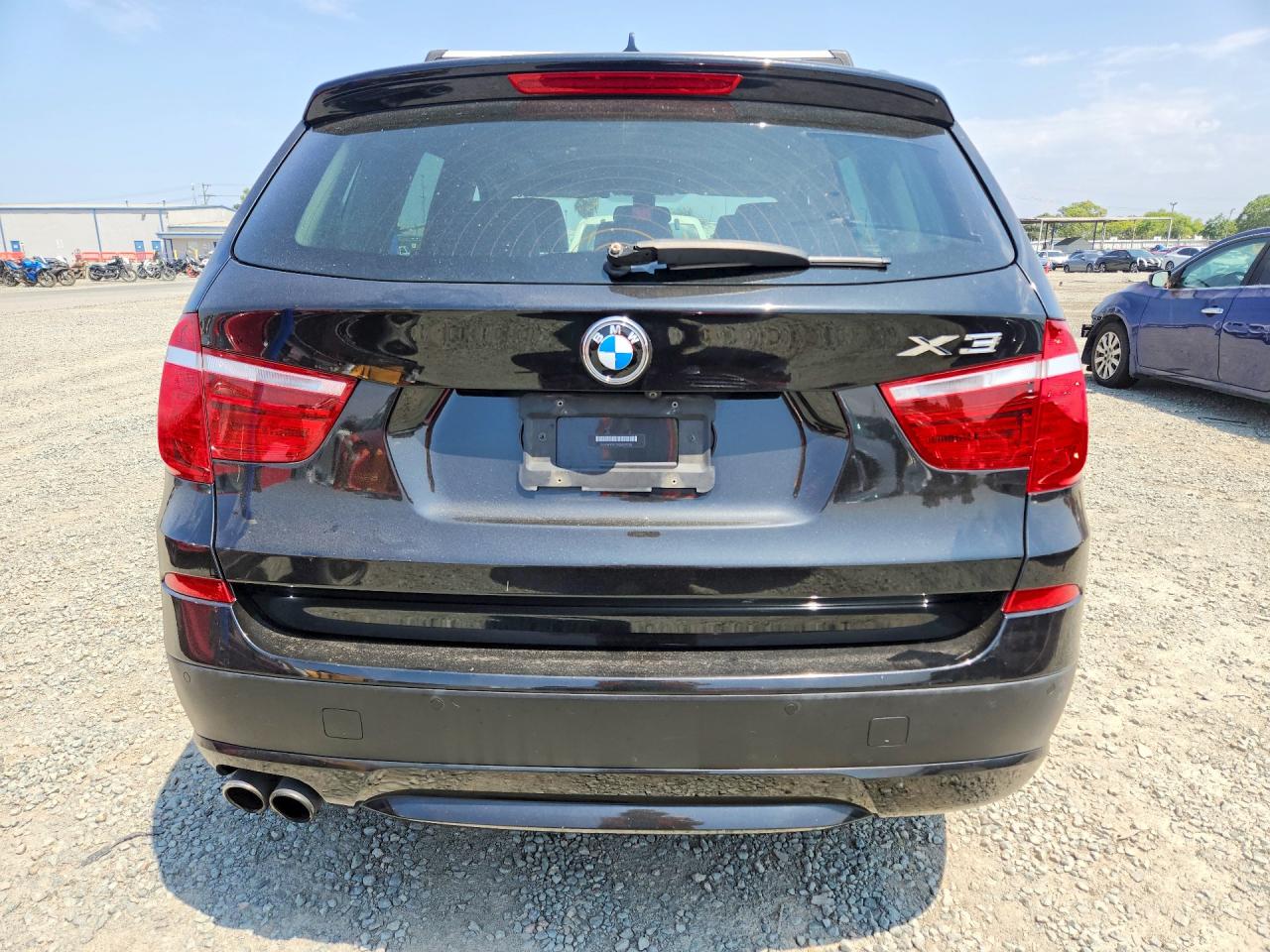 2014 Bmw X3 Xdrive28i Black vin: 5UXWX9C57E0D29238