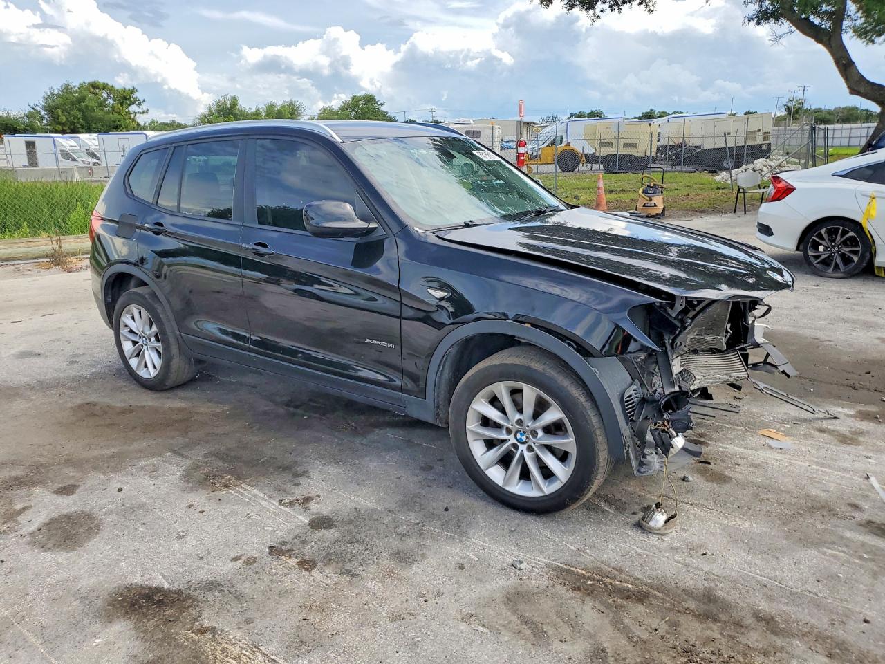 2014 Bmw X3 Xdrive28i Black vin: 5UXWX9C57E0D32088