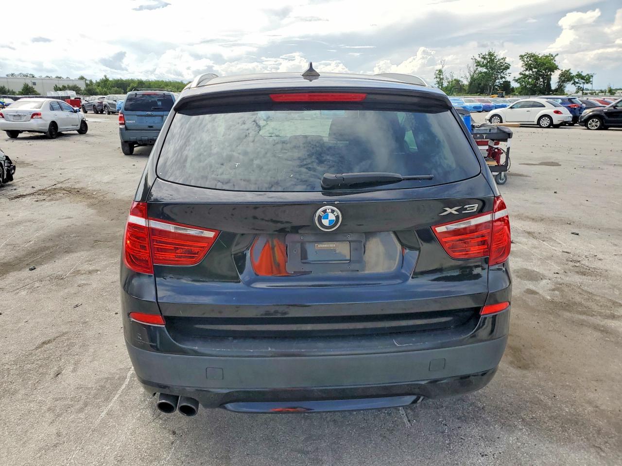 2014 Bmw X3 Xdrive28i Black vin: 5UXWX9C57E0D32088