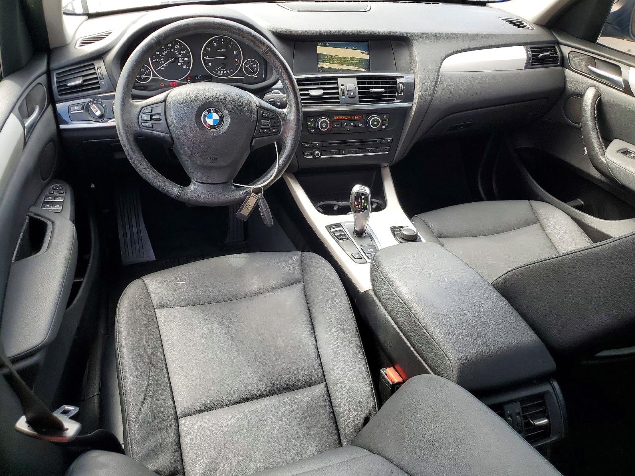 2014 Bmw X3 Xdrive28i Black vin: 5UXWX9C57E0D32088
