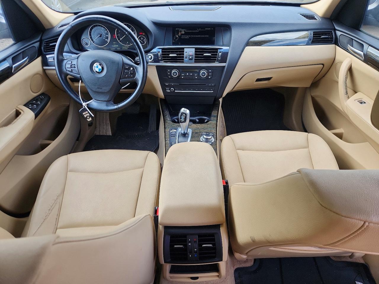 2014 Bmw X3 Xdrive28i Blue vin: 5UXWX9C57E0D33659