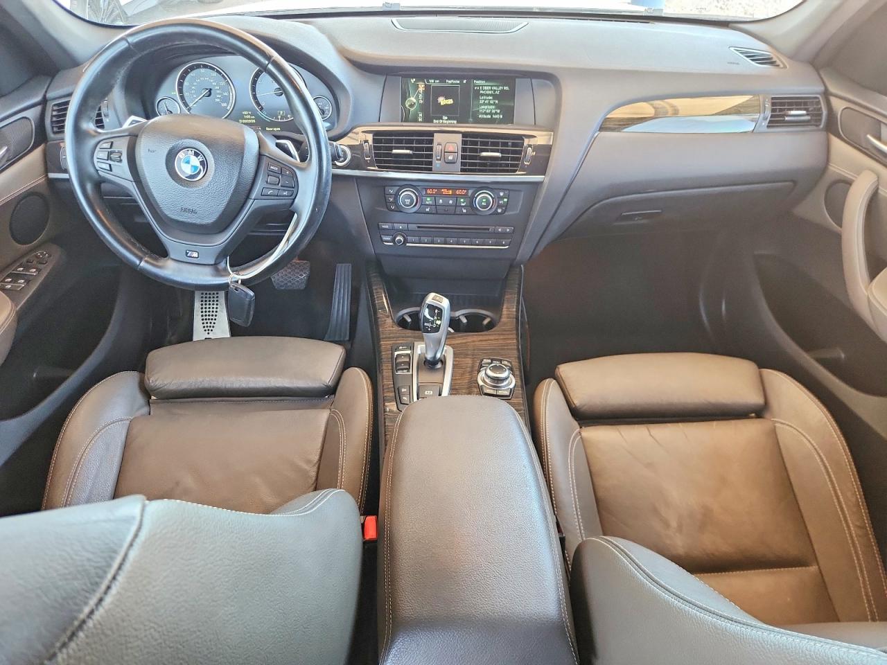 2014 Bmw X3 Xdrive28i Blue vin: 5UXWX9C57E0D38442