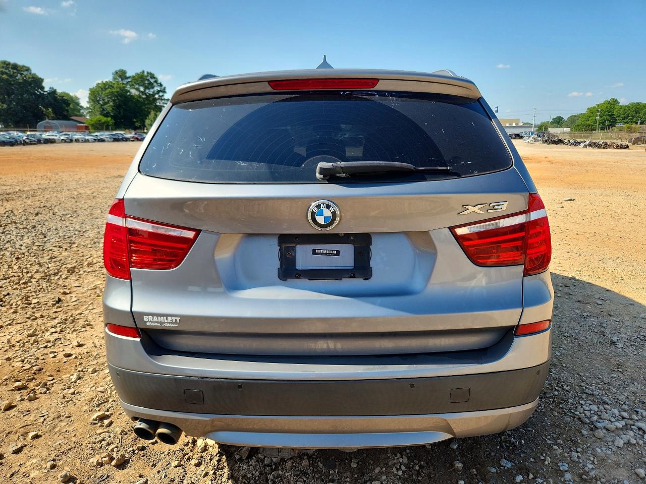 2014 Bmw X3 Xdrive28i Gray vin: 5UXWX9C57E0D43267