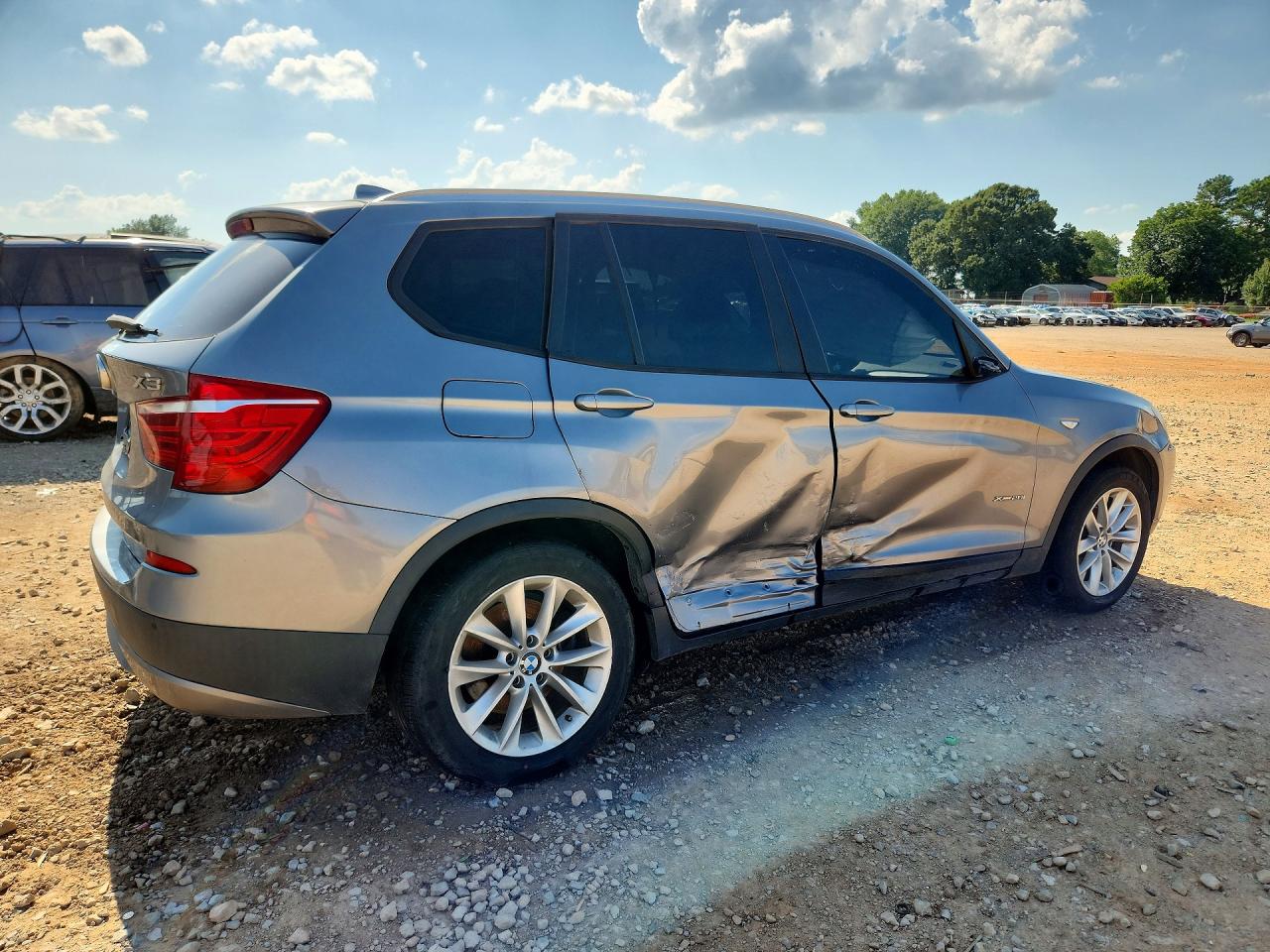 2014 Bmw X3 Xdrive28i Gray vin: 5UXWX9C57E0D43267
