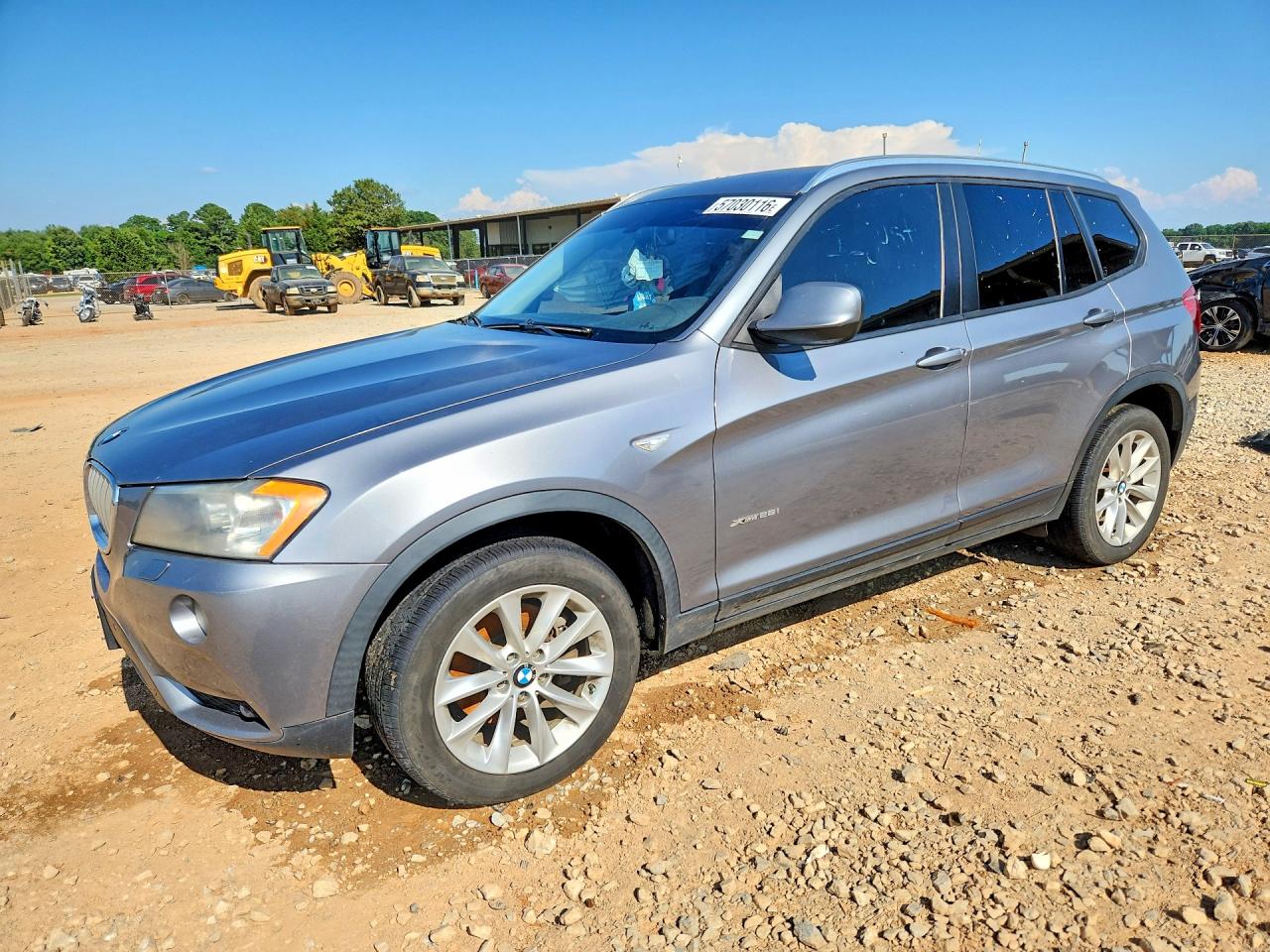 2014 Bmw X3 Xdrive28i Gray vin: 5UXWX9C57E0D43267