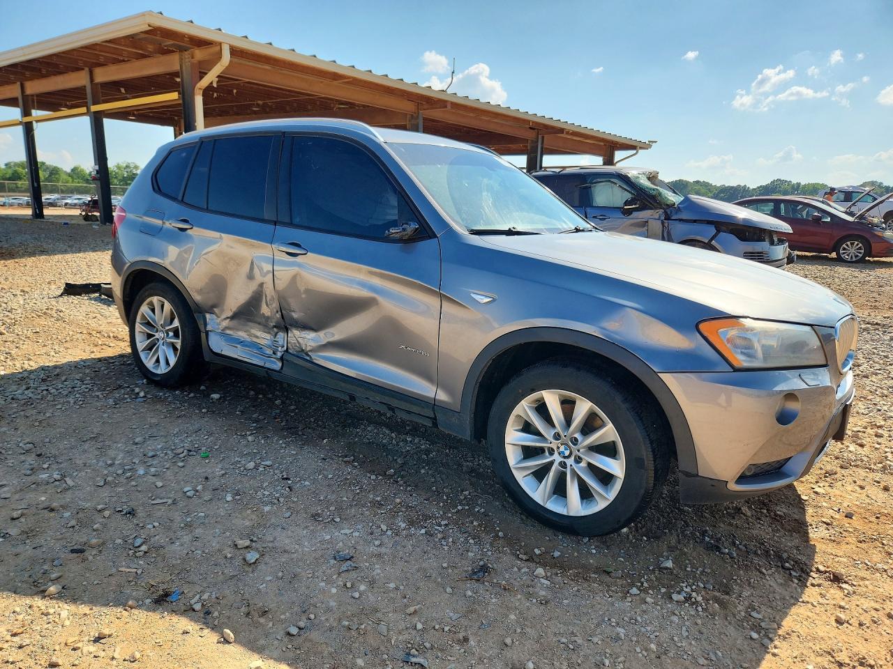 2014 Bmw X3 Xdrive28i Gray vin: 5UXWX9C57E0D43267