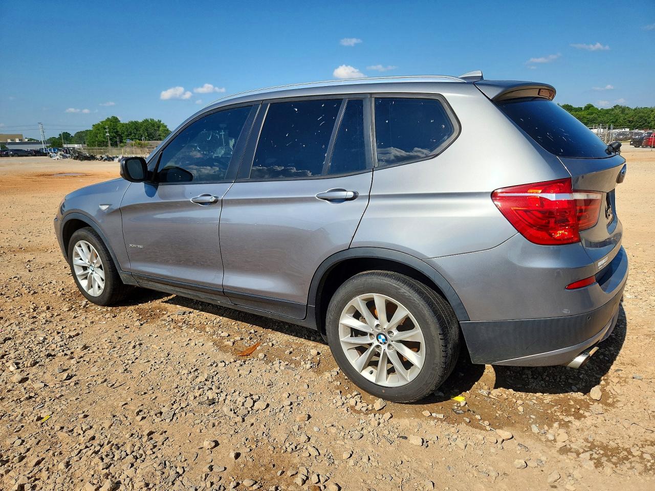 2014 Bmw X3 Xdrive28i Gray vin: 5UXWX9C57E0D43267