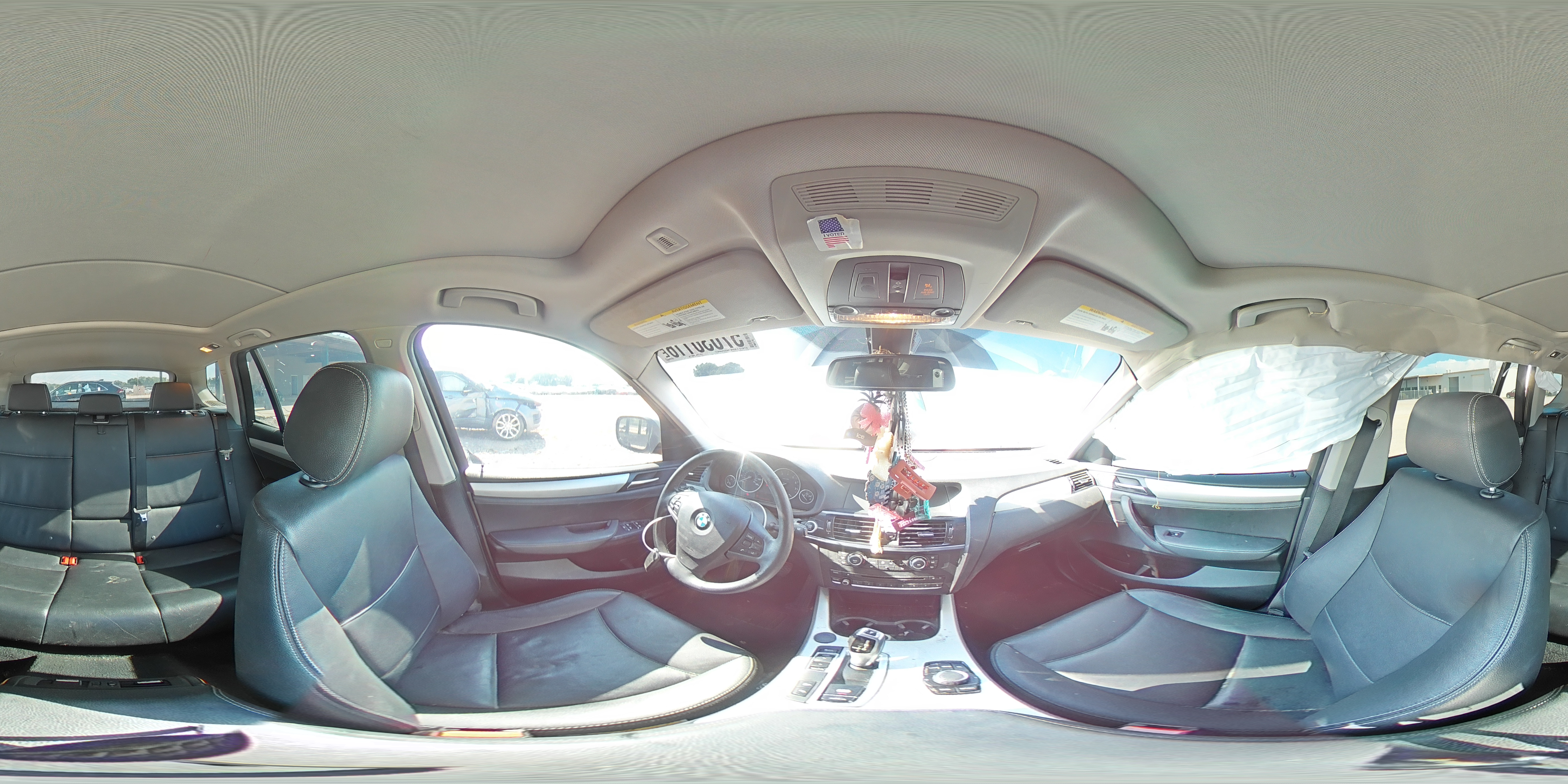 2014 Bmw X3 Xdrive28i Gray vin: 5UXWX9C57E0D43267
