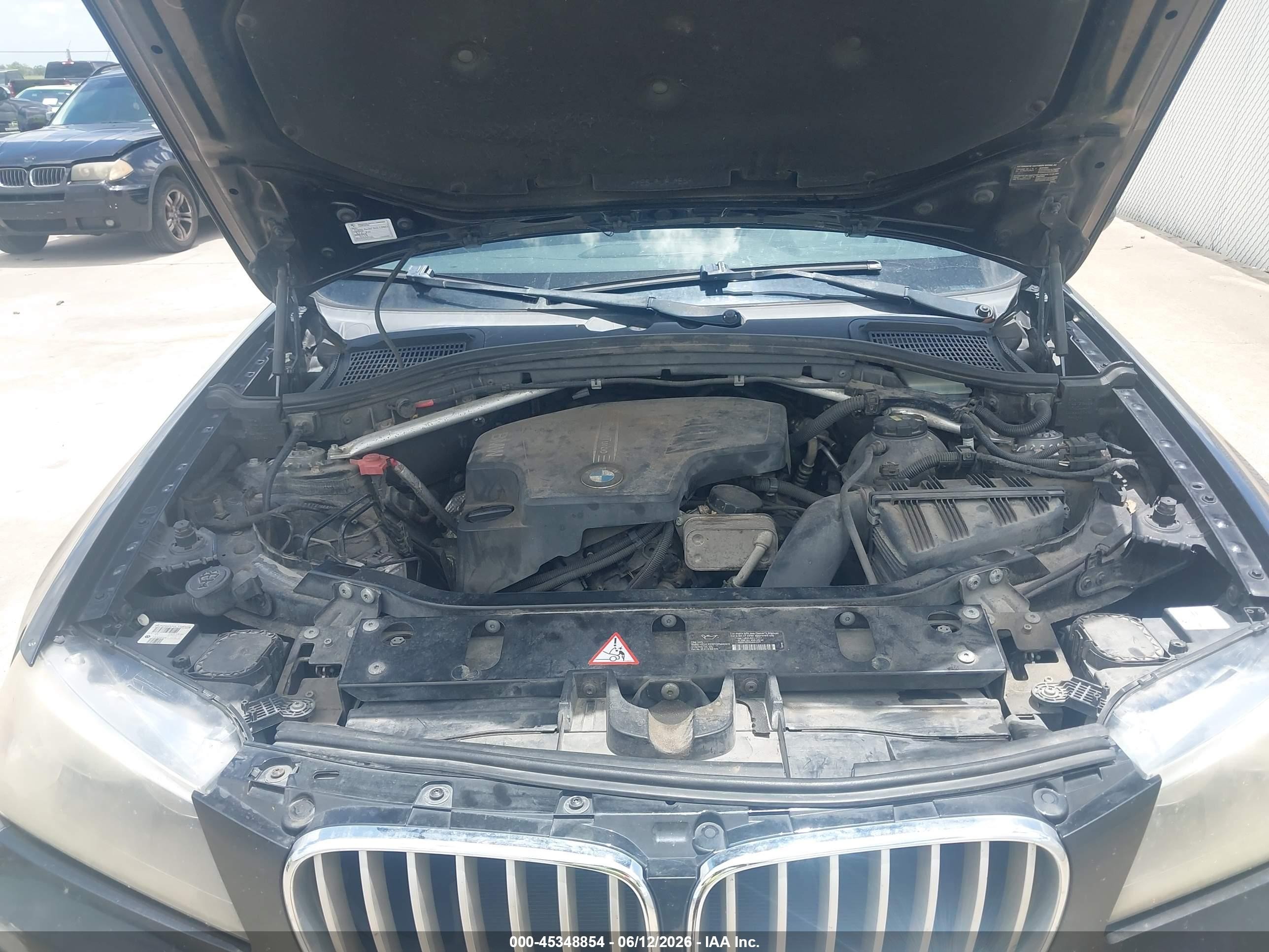 2014 Bmw X3 Xdrive28i Black vin: 5UXWX9C57E0D43589
